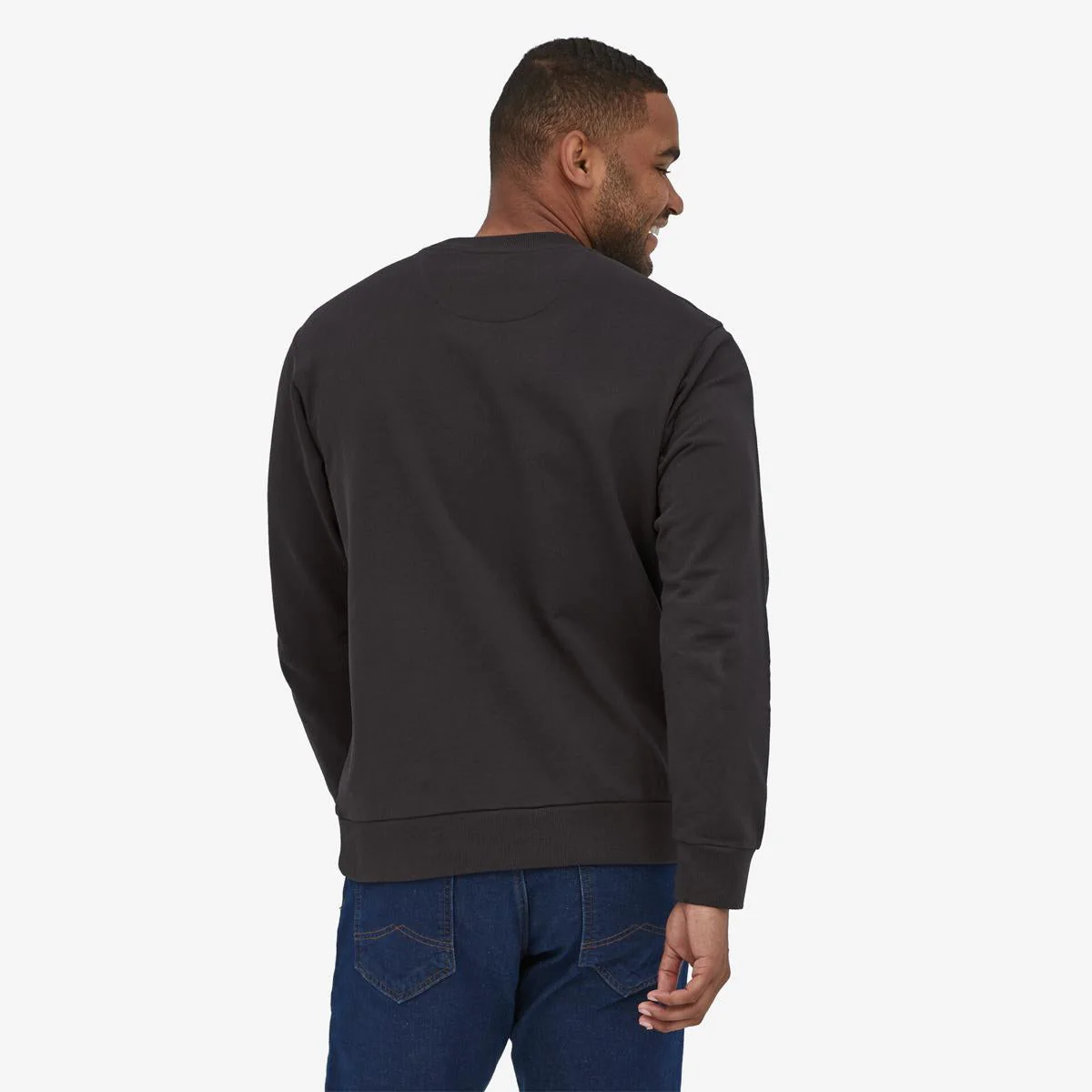 Patagonia - Sweatshirt Regenerative Organic Certified™ Cotton Crewneck Sweatshirt - Noir - Homme - Image 2