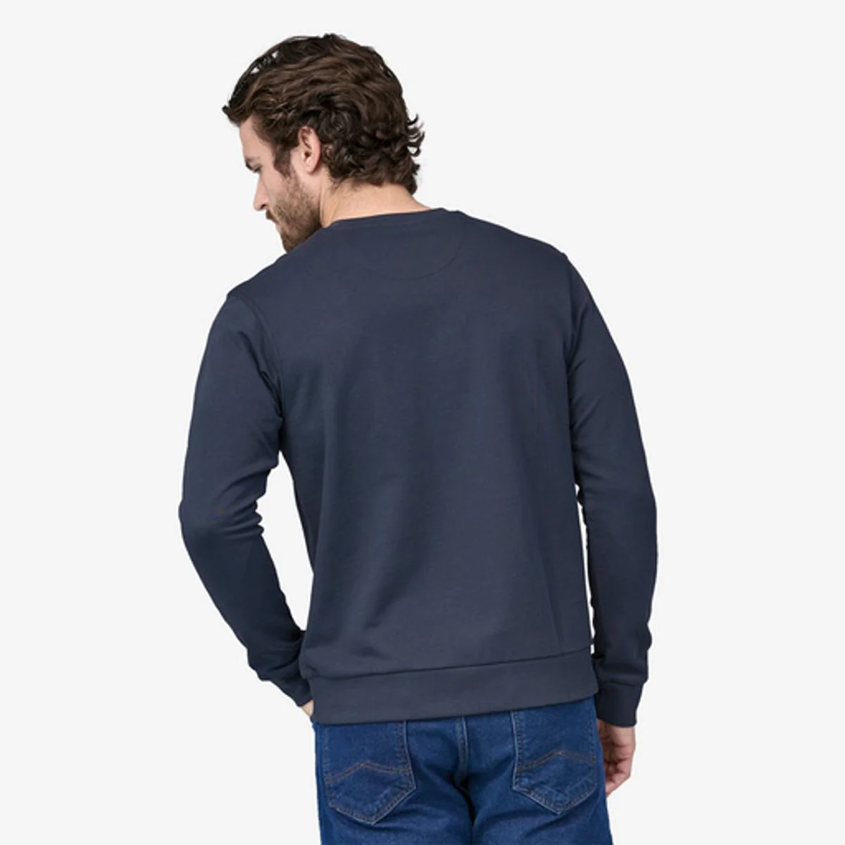 Patagonia - Patagonia Sweatshirt Regenerative Organic Certified™ Cotton Crewneck Sweatshirt - Bleu - Homme - Image 2