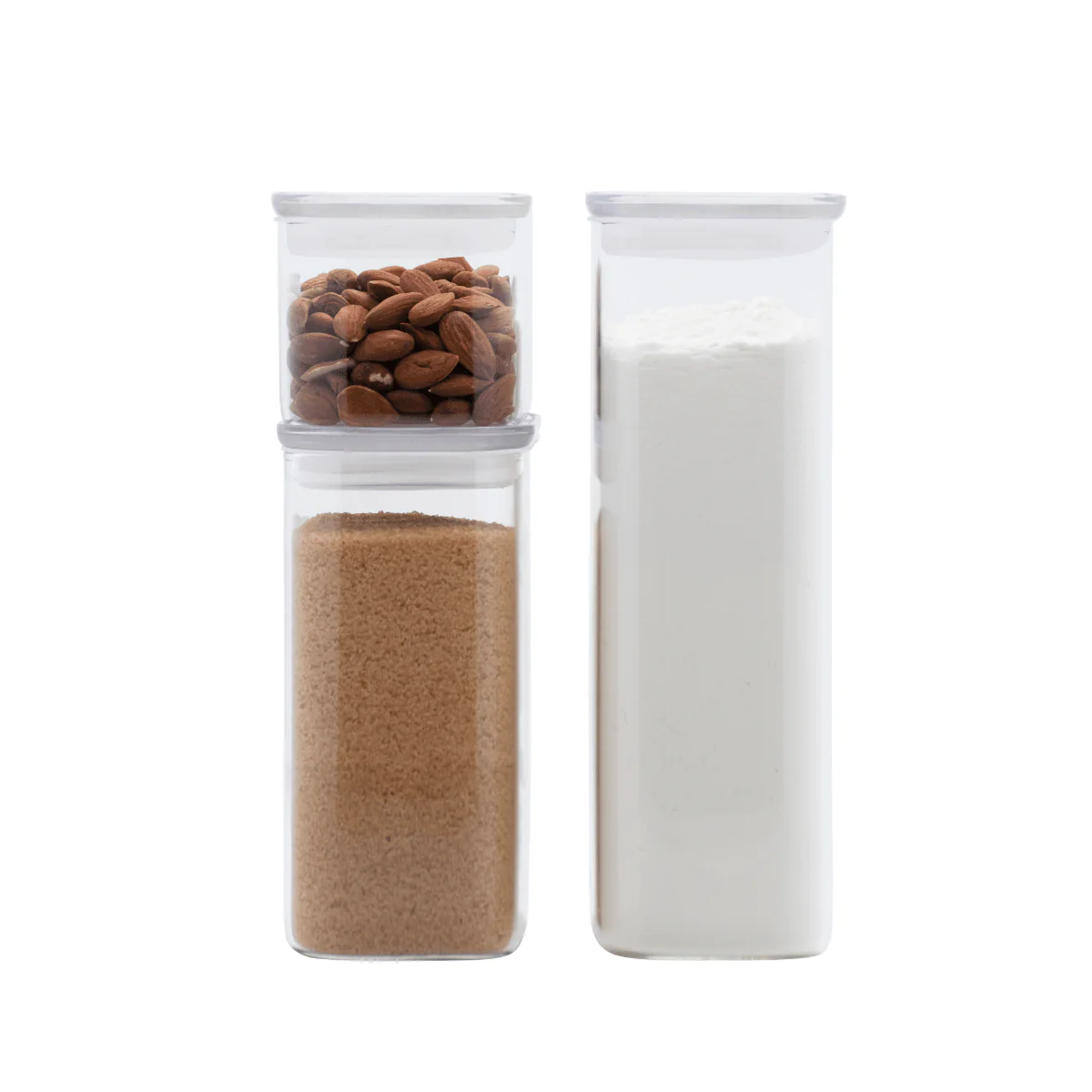 Coffret De 3 Boîtes De Conservation En Verre Rectangulaires - Transparent - Image 3