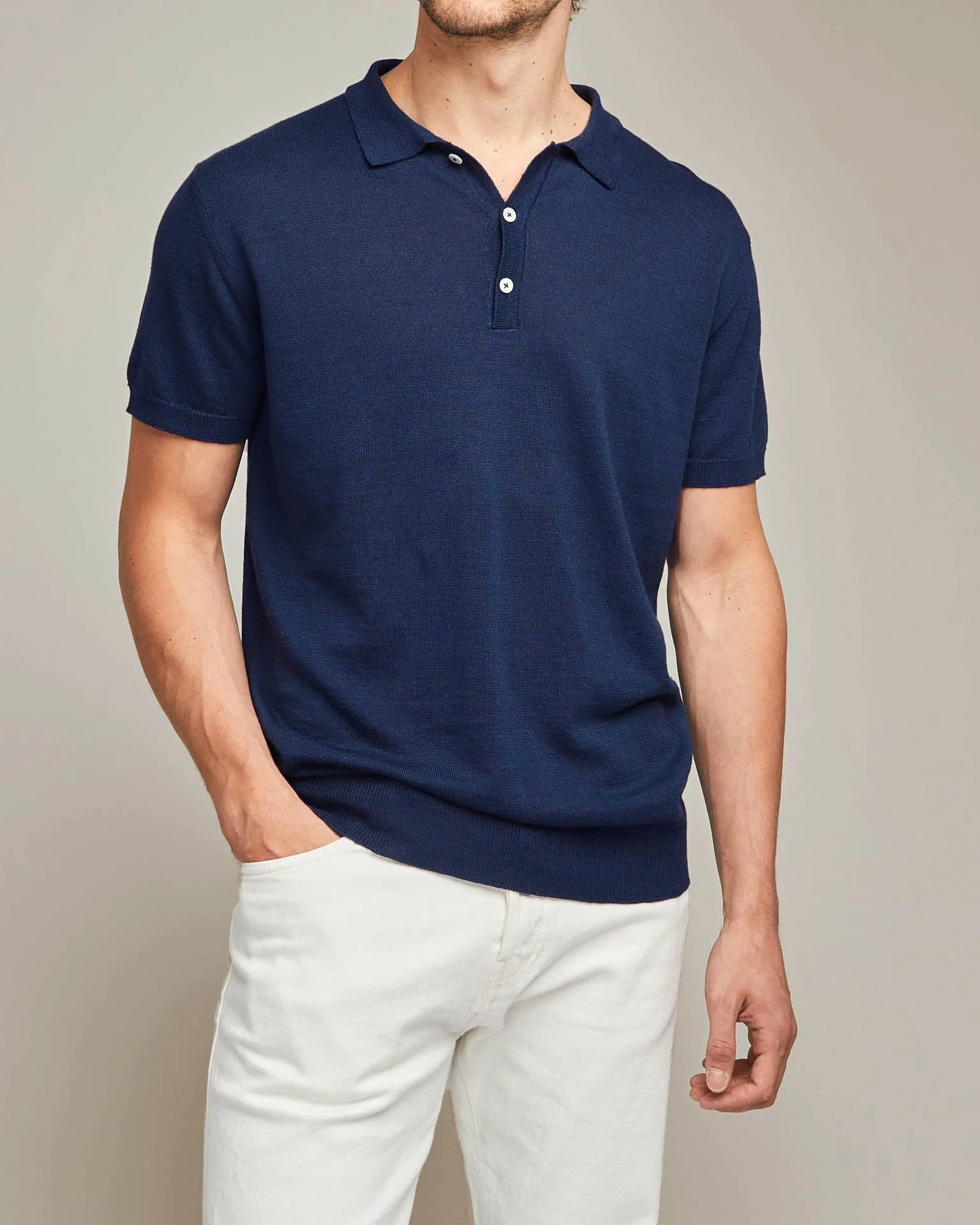 Polo Olbia - Bleu Marine - Image 2
