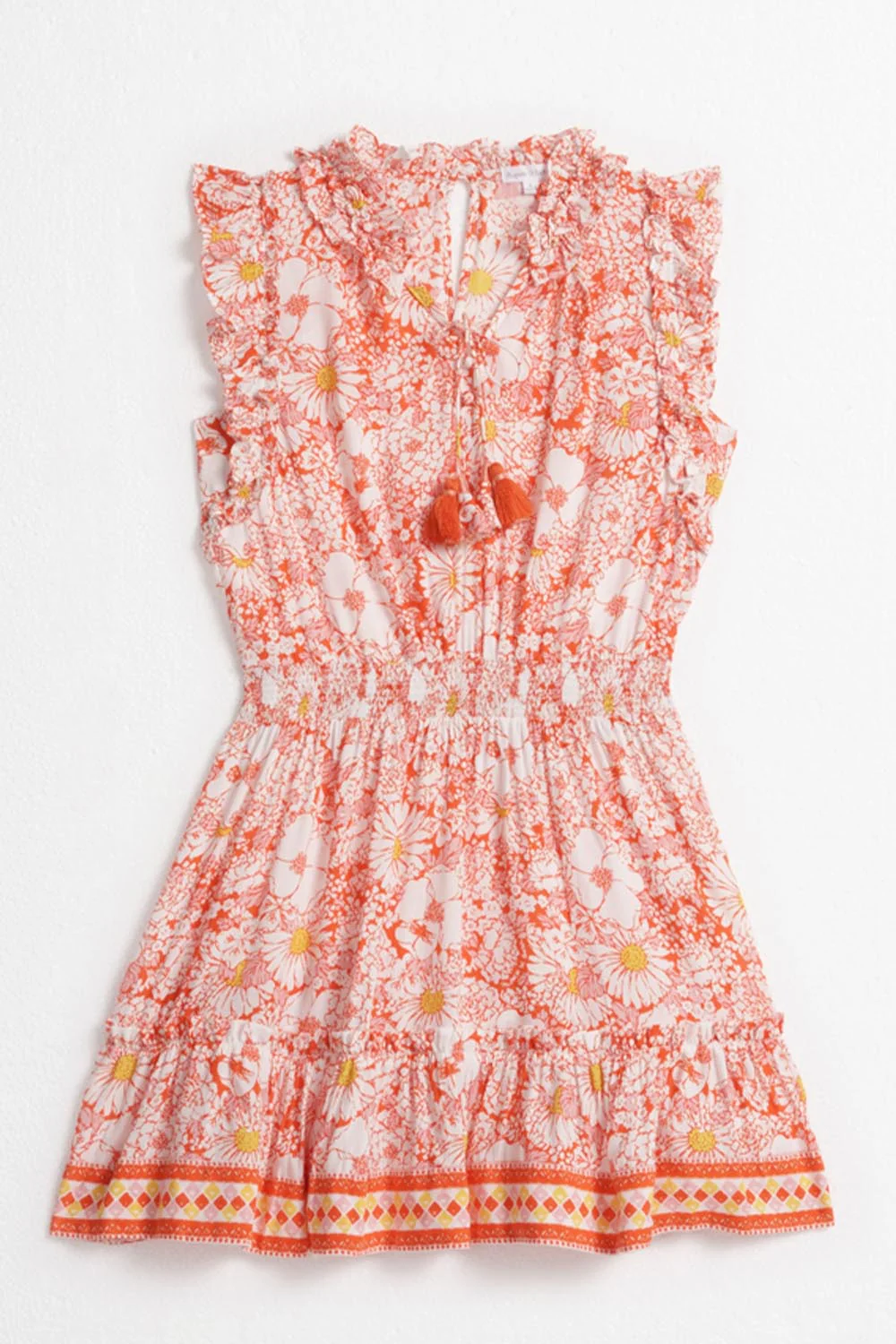Robe Courte Triny - Orange Mid 70'S Garden - Enfant - Image 3
