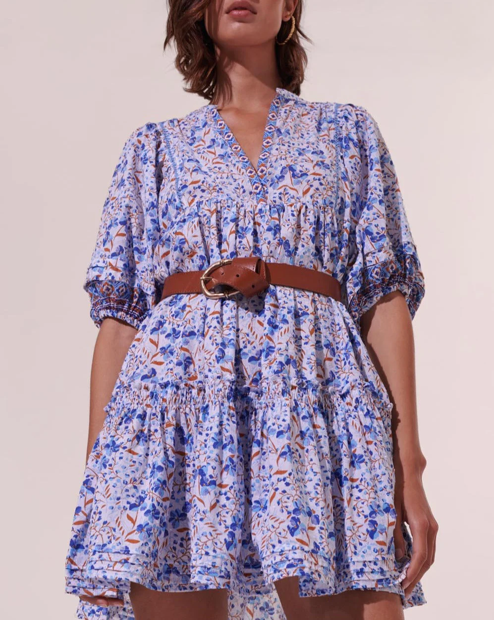 Robe Courte Aria - Sky Mini Jonquille - Femme - Image 2