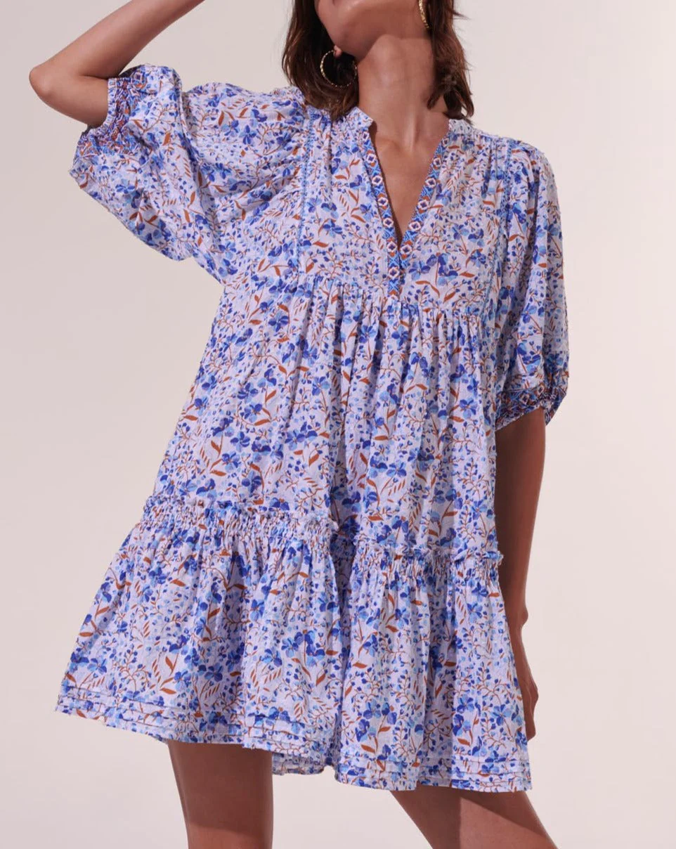 Robe Courte Aria - Sky Mini Jonquille - Femme - Image 3