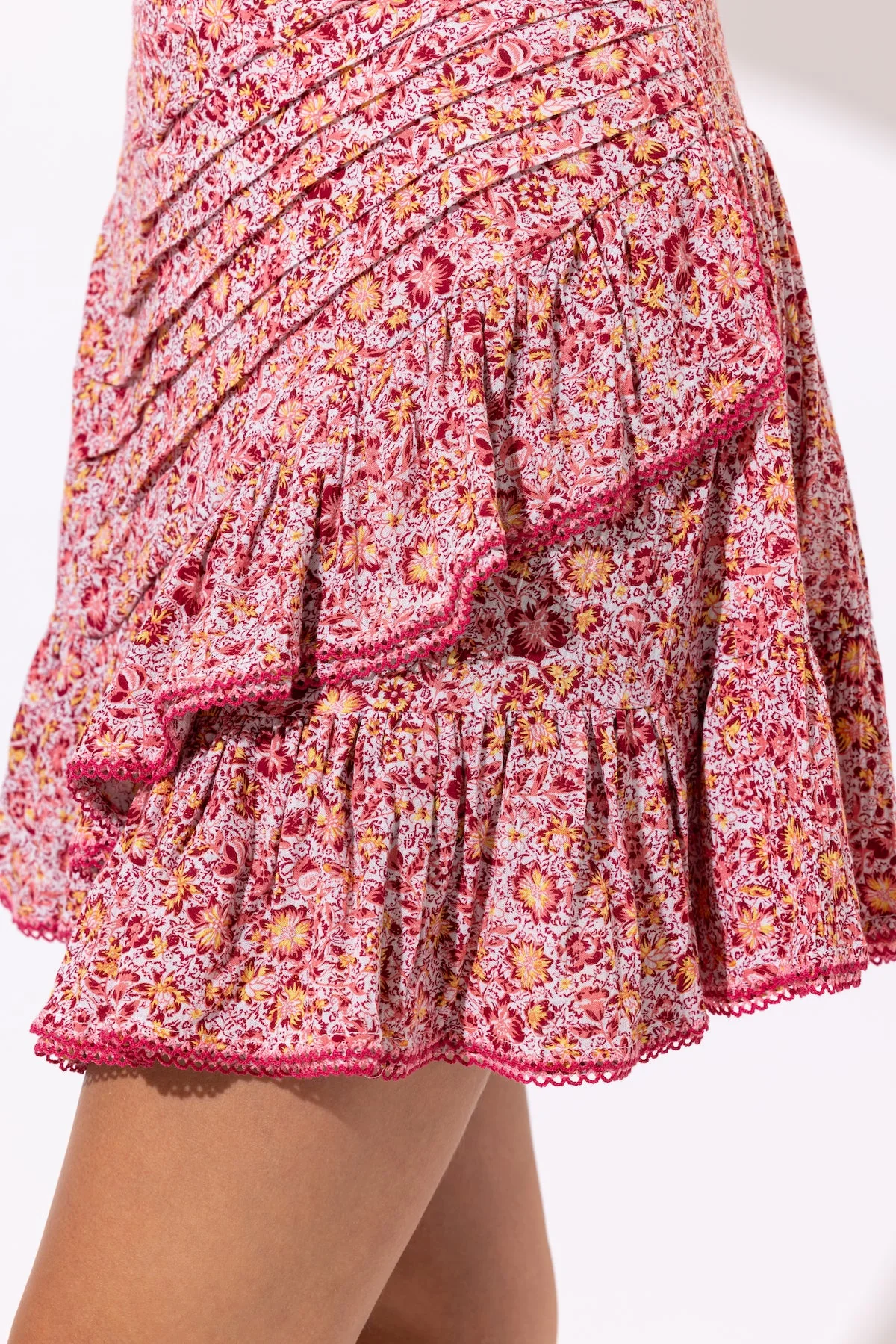 Robe Courte Estelle - Pink Mayflower - Femme - Image 2