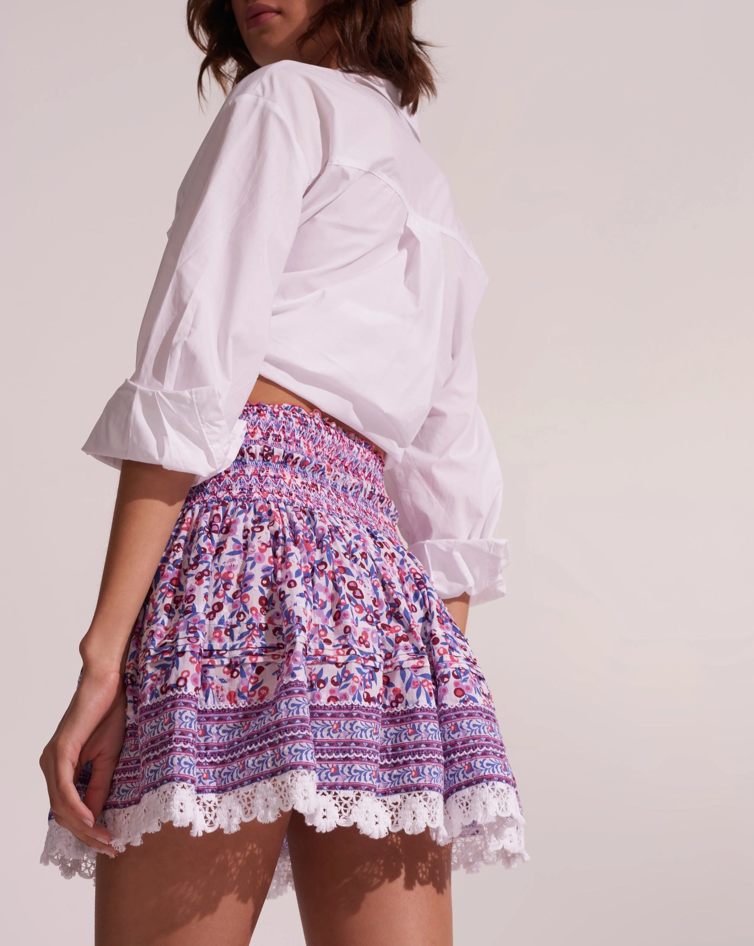 Mini Jupe Galia - Blue Blueberry - Femme - Image 2