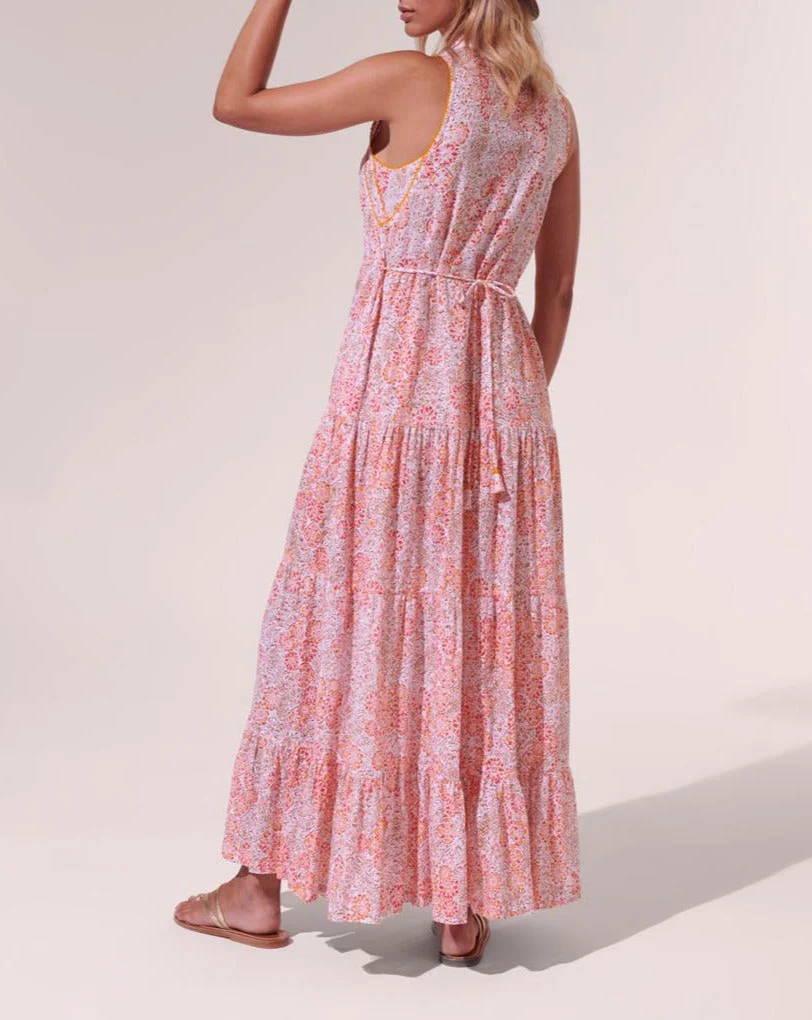 Robe Longue Nana - Pink Ceramique - Femme - Image 3