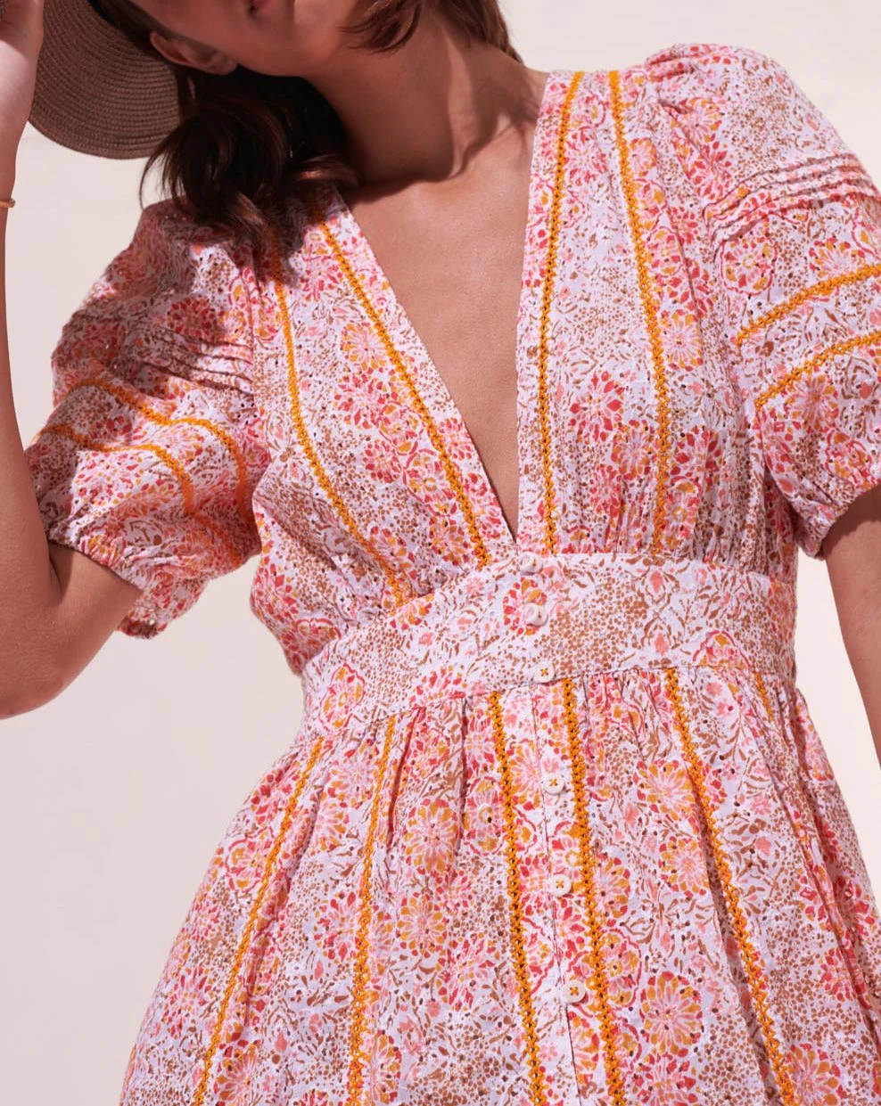 Robe Midi Reine - Pink Ceramique - Femme - Image 3