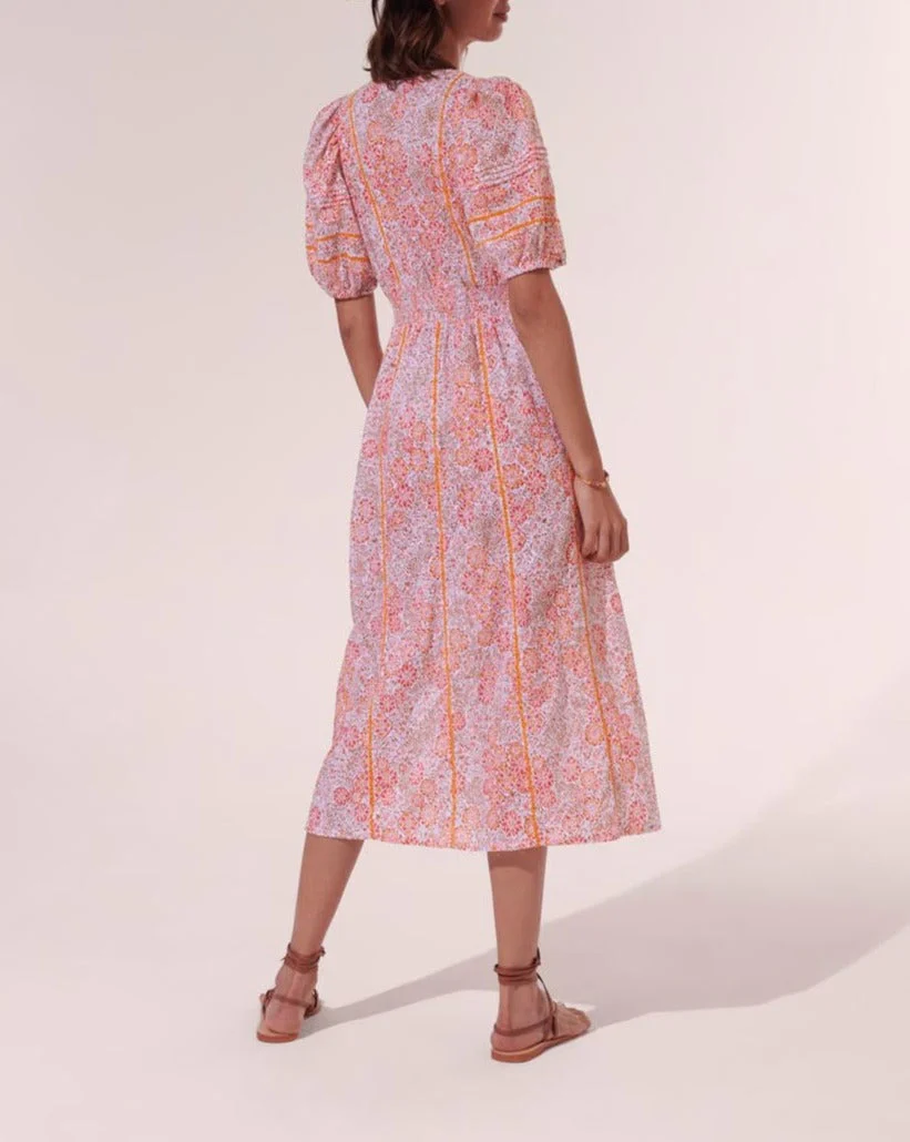 Robe Midi Reine - Pink Ceramique - Femme - Image 4