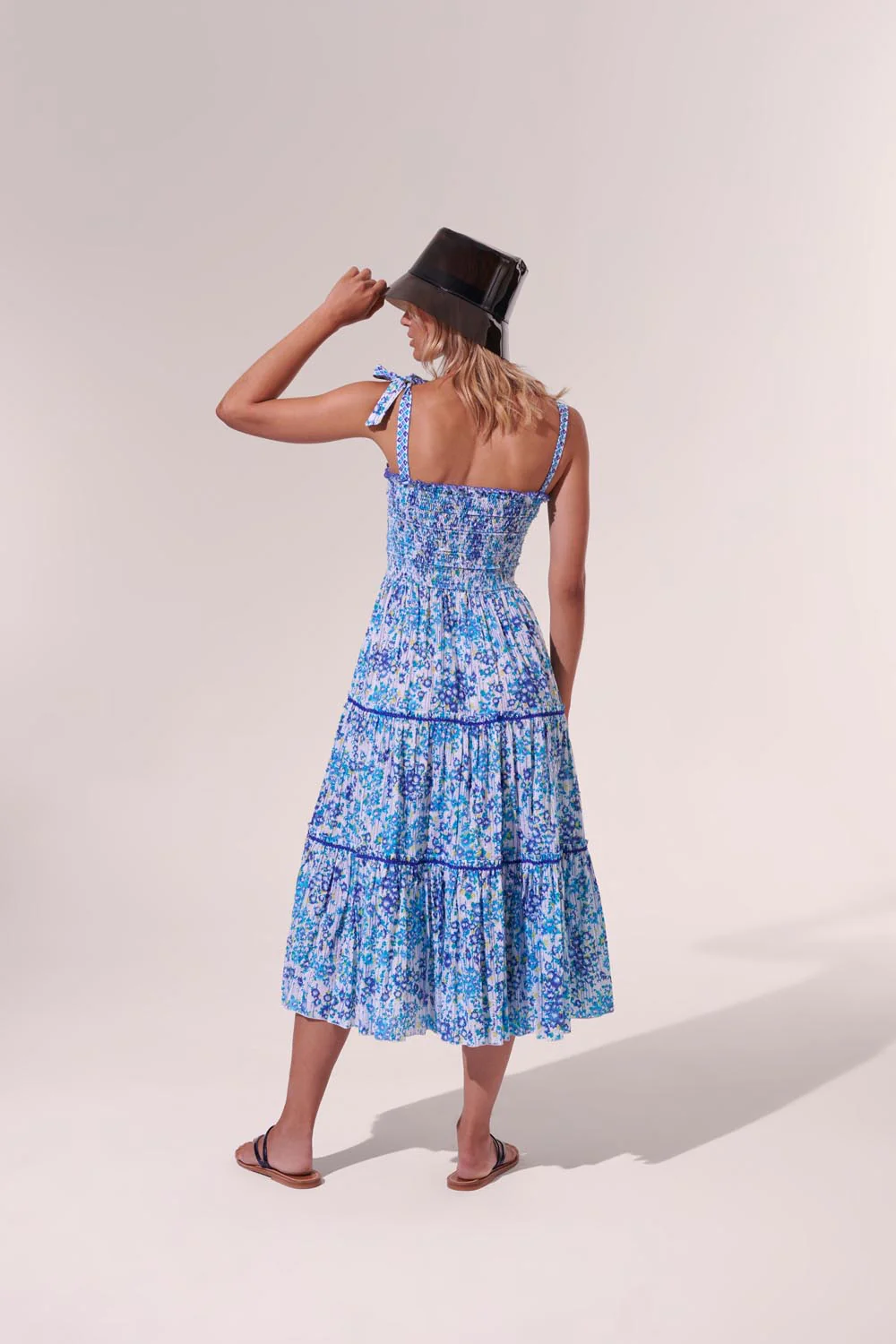 Robe Midi Triny - Blue Aquarelle - Femme - Image 3