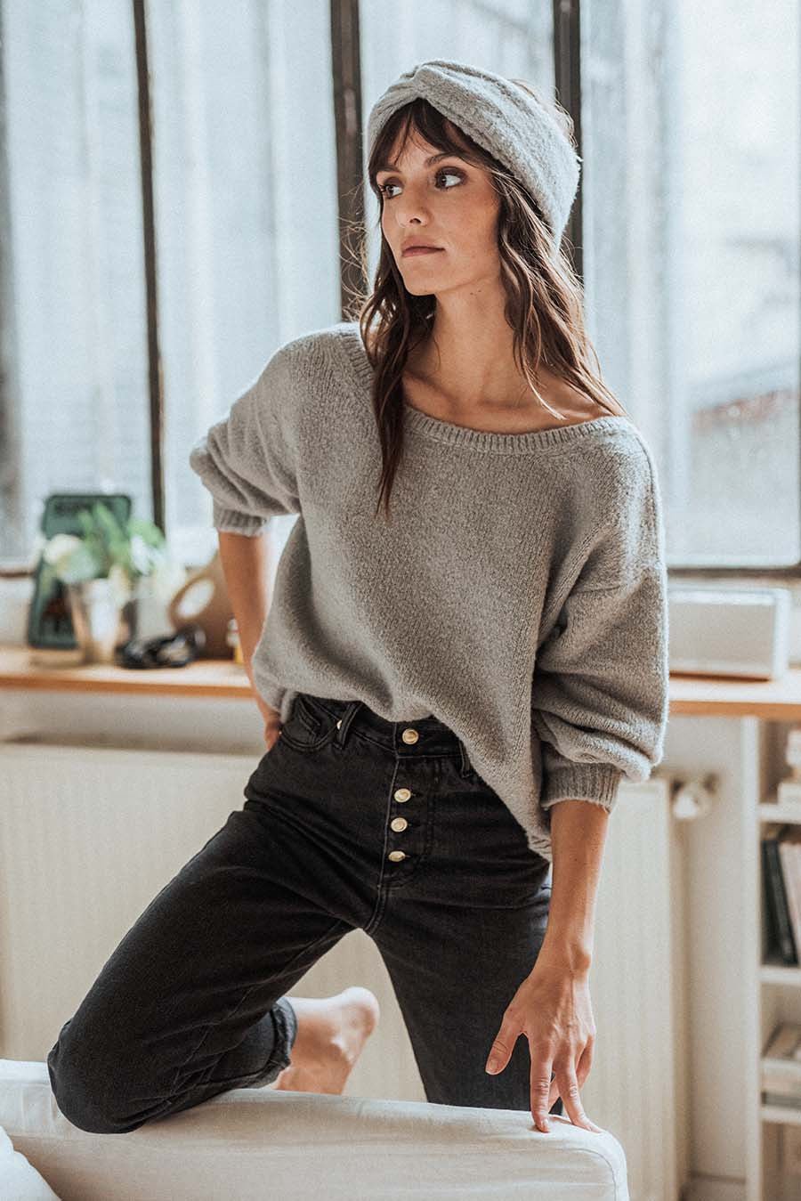 Pull Néva Gris - Image 6