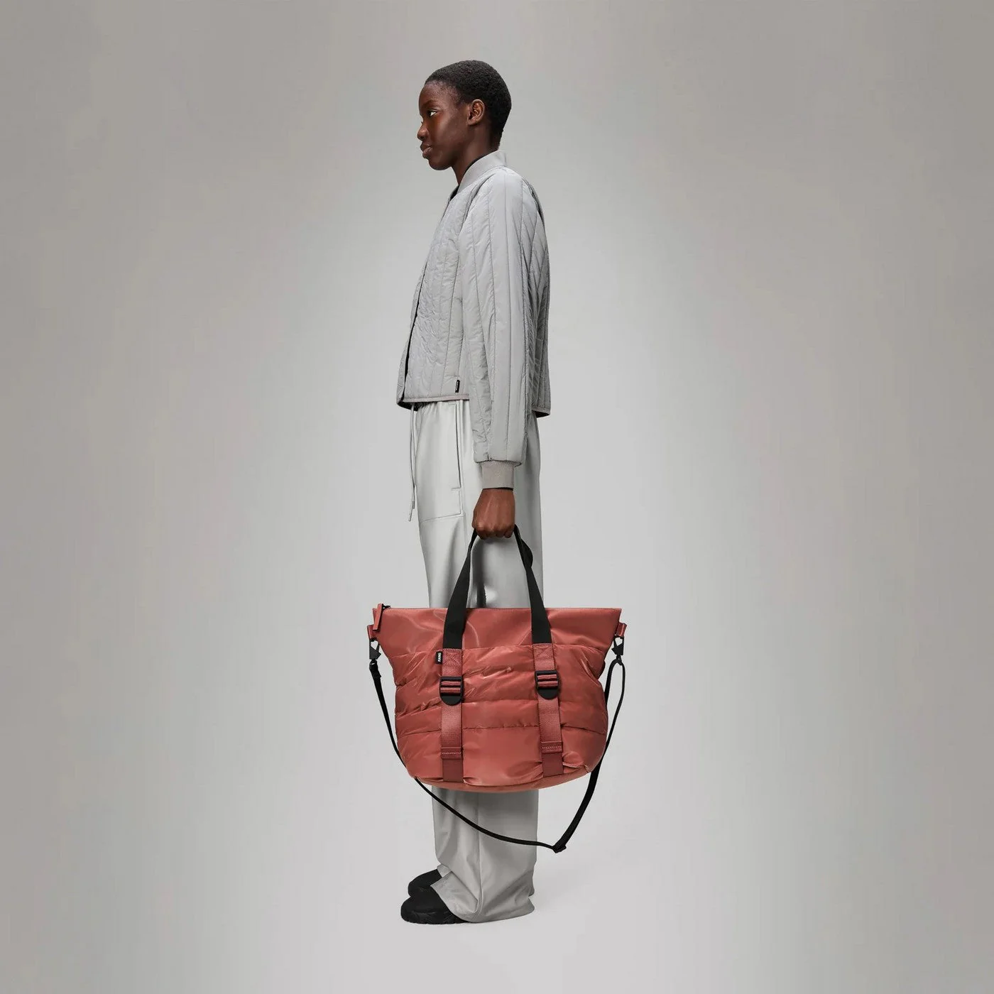 Sac Puffer Mix Tote Mini W3 Honor - Mixte - Image 4