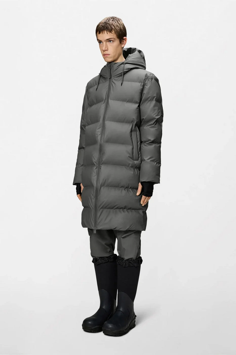 Veste Alta Longer Puffer W3T4 Grey - Mixte - Image 3