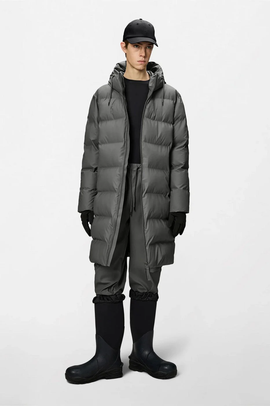 Veste Alta Longer Puffer W3T4 Grey - Mixte - Image 5