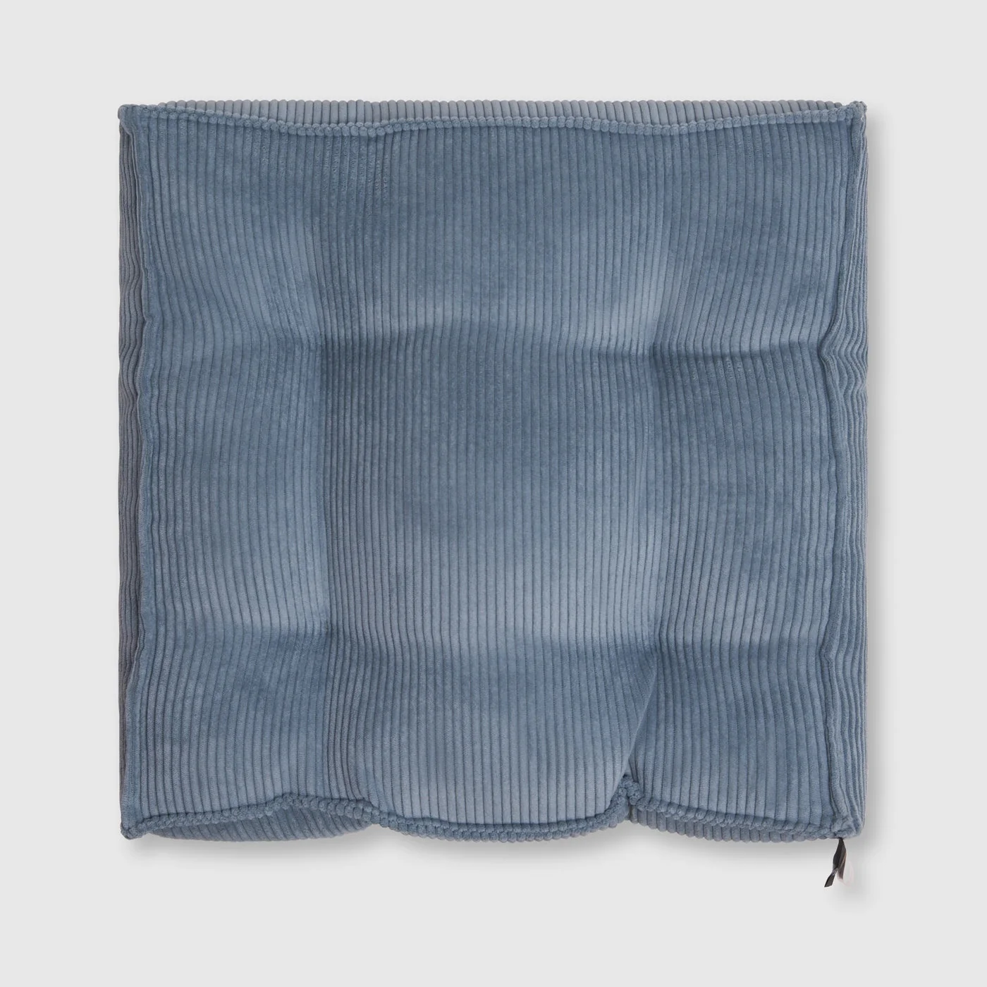 Coussin Carré Gustav En Velours Côtelé - Aigue-Marine - Image 2