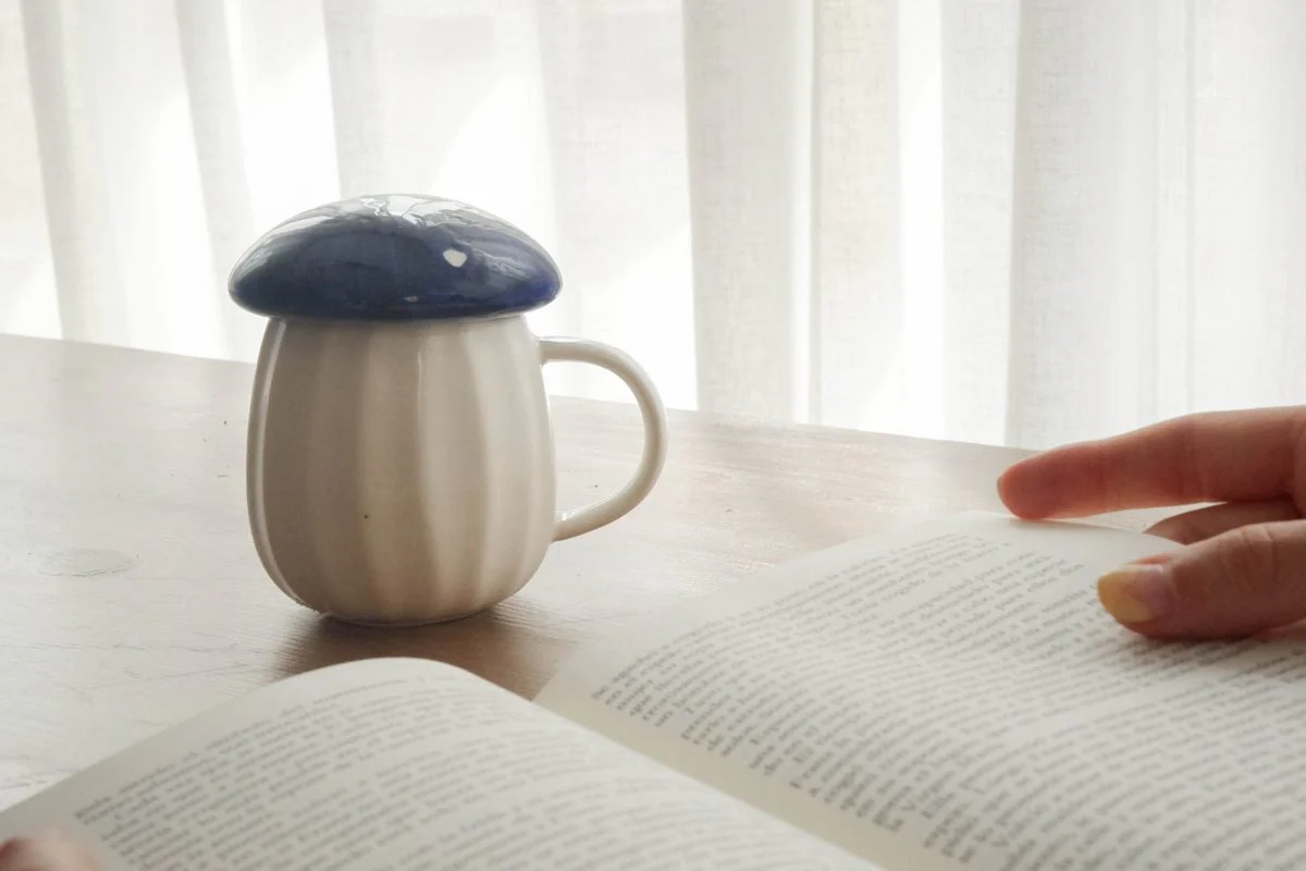 Tasse Champignon - Bleu - Image 4