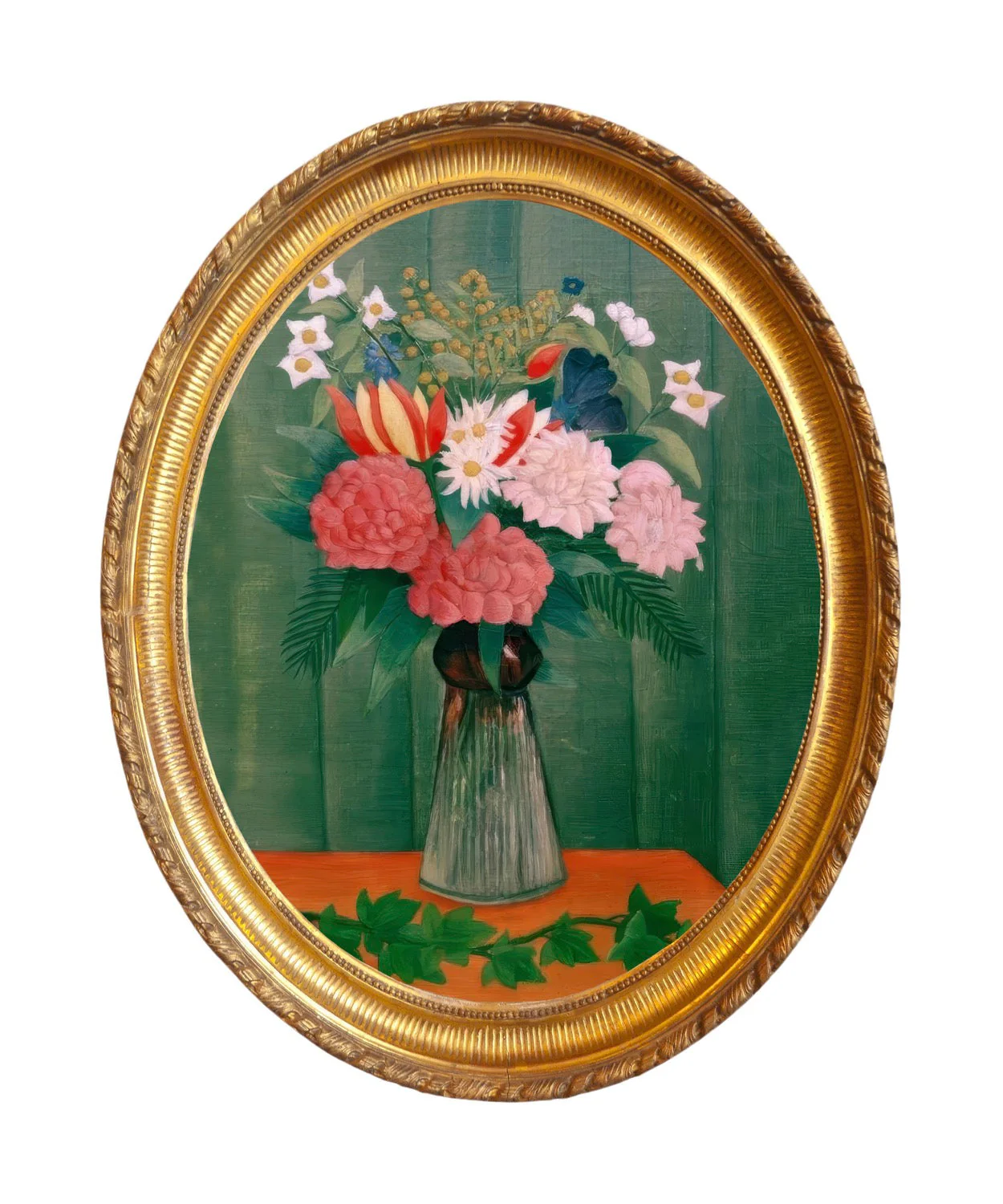 Cadre Forme Ovale Fraisée - Rousseau - Multicolore - Image 2