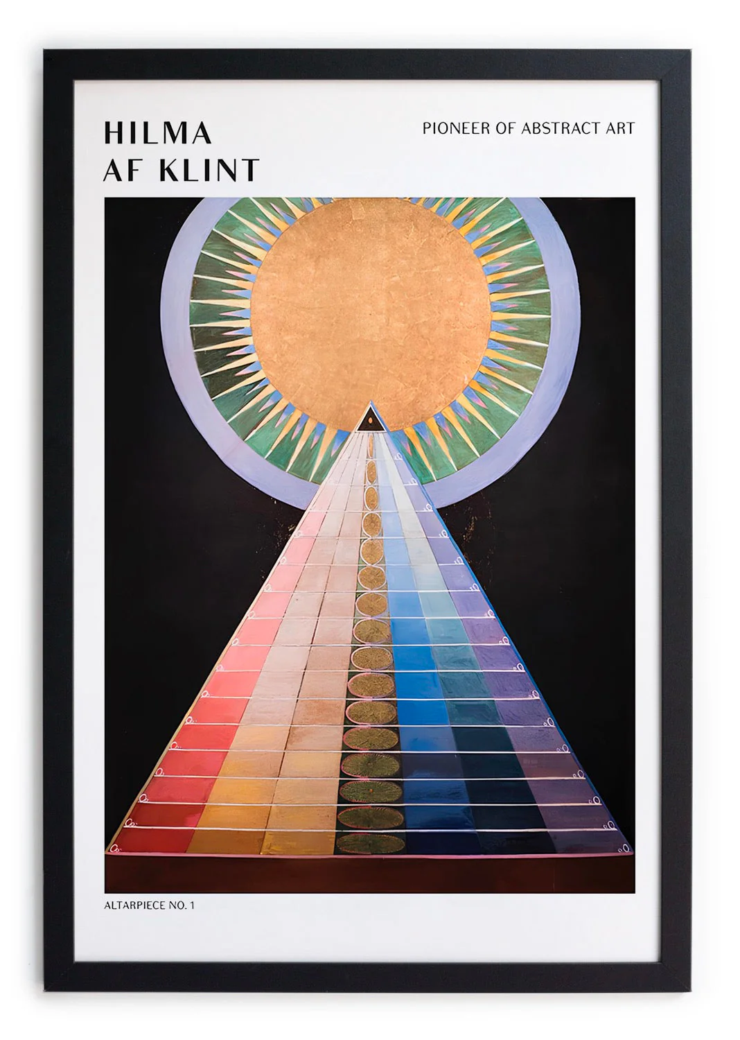 Really Nice Things - Cadre Moulure Noir 40X30 - Hilma 6 - Multicolore - Image 3