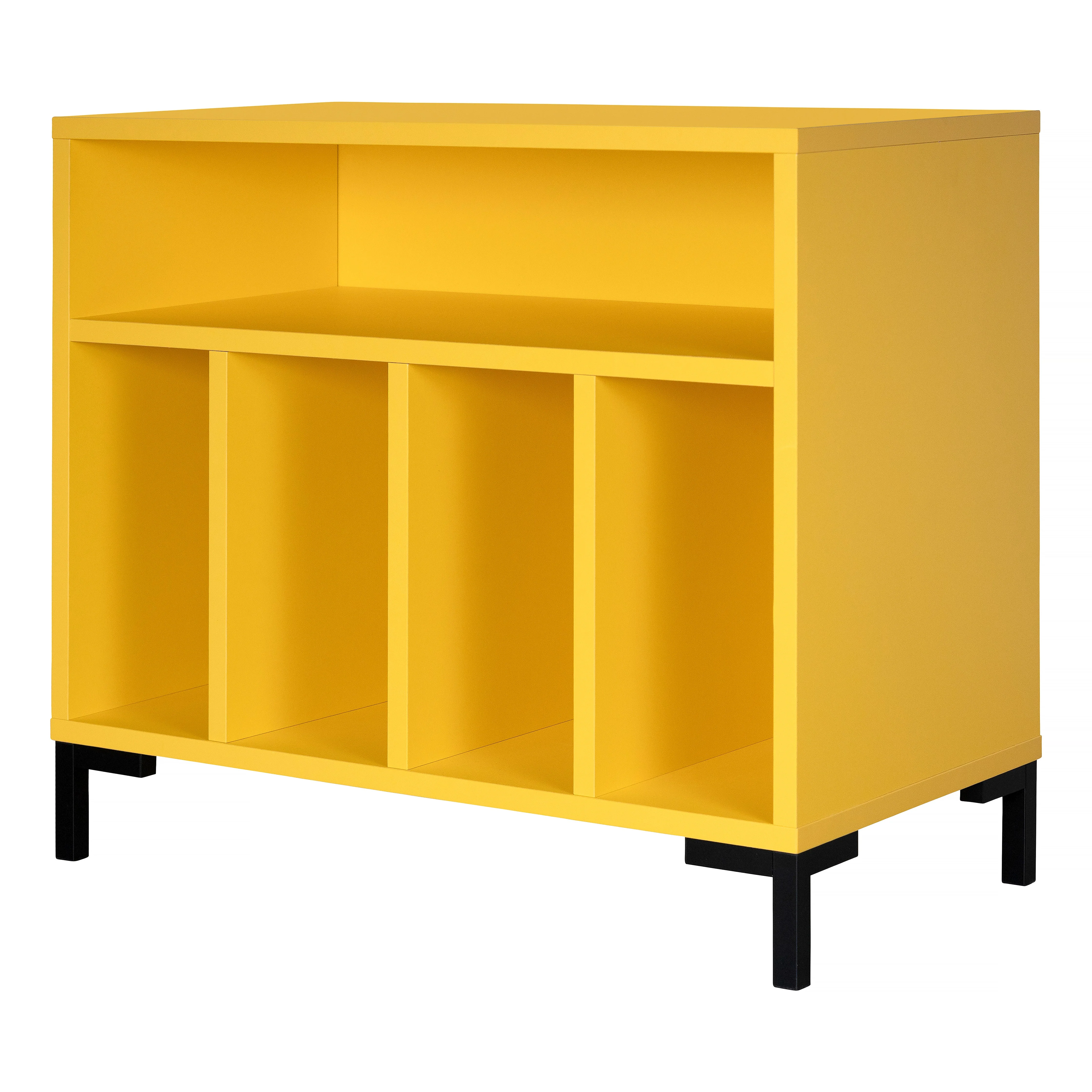 Meuble Vinyle "Bowie" - Jaune - Image 4