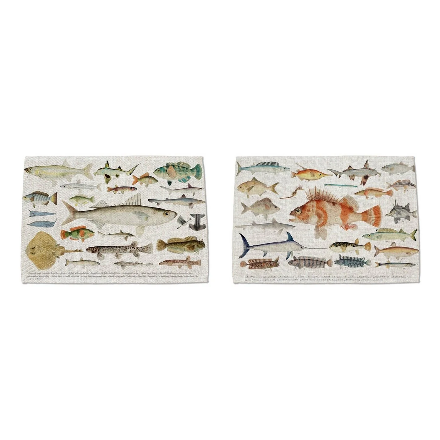 Set De 2 Sets De Table - Fish - Image 3