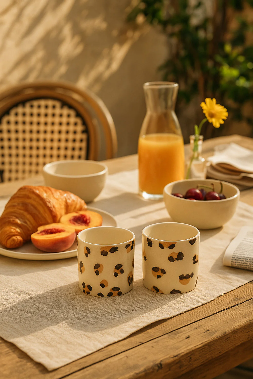 Lot De 2 Tasses En Céramique Cheetah - Multicolore - Image 2