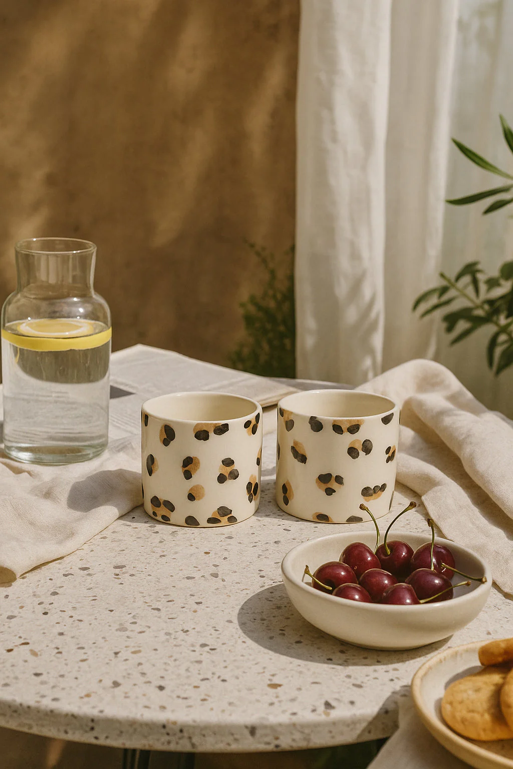 Lot De 2 Tasses En Céramique Cheetah - Multicolore - Image 4