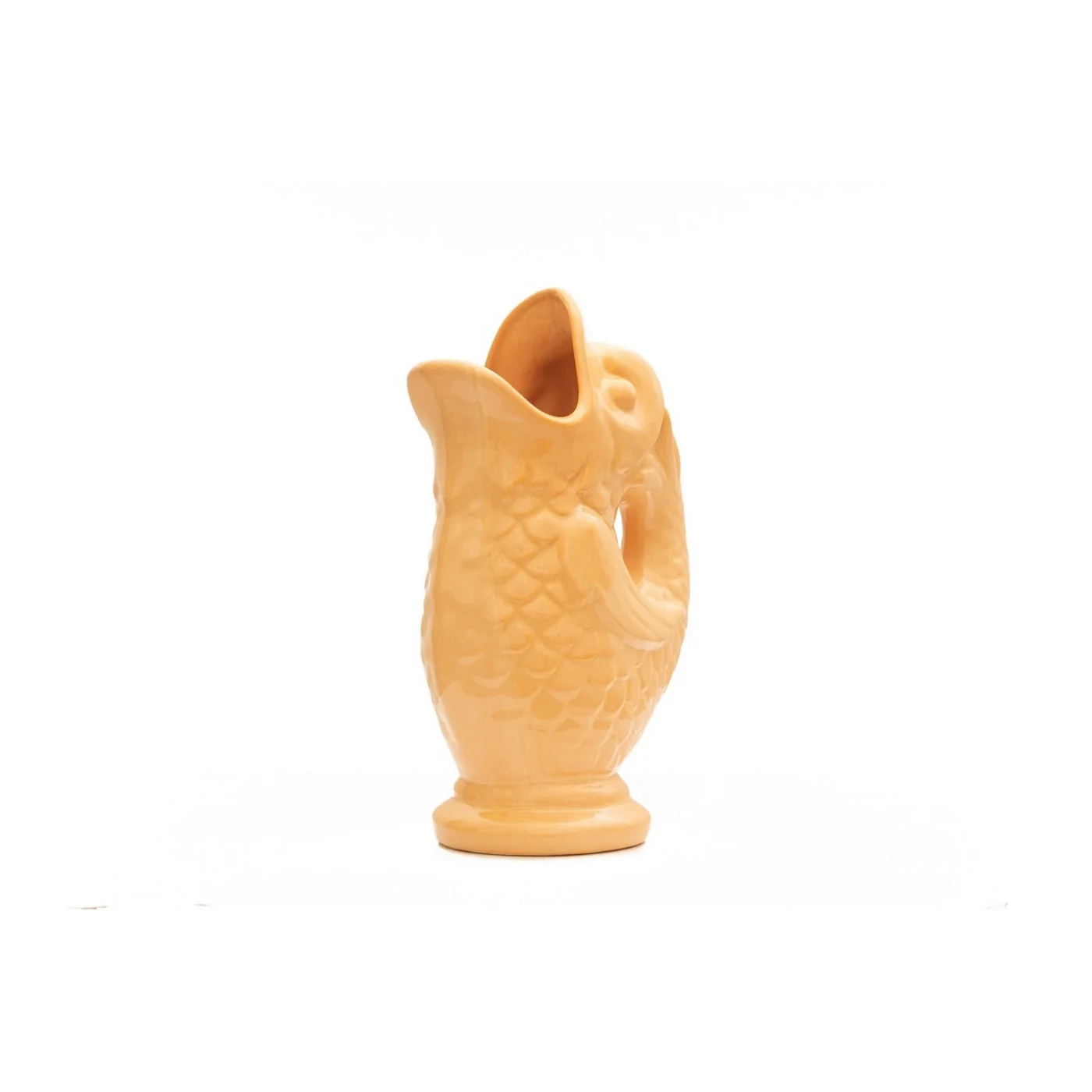 Vase Poisson En Céramique - Orange - Image 3