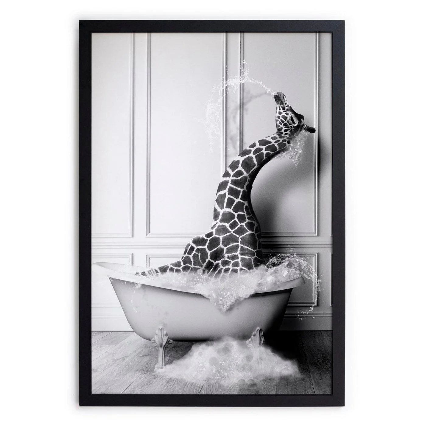 Really Nice Things - Image Encadrée - Giraffe Bath - Image 2