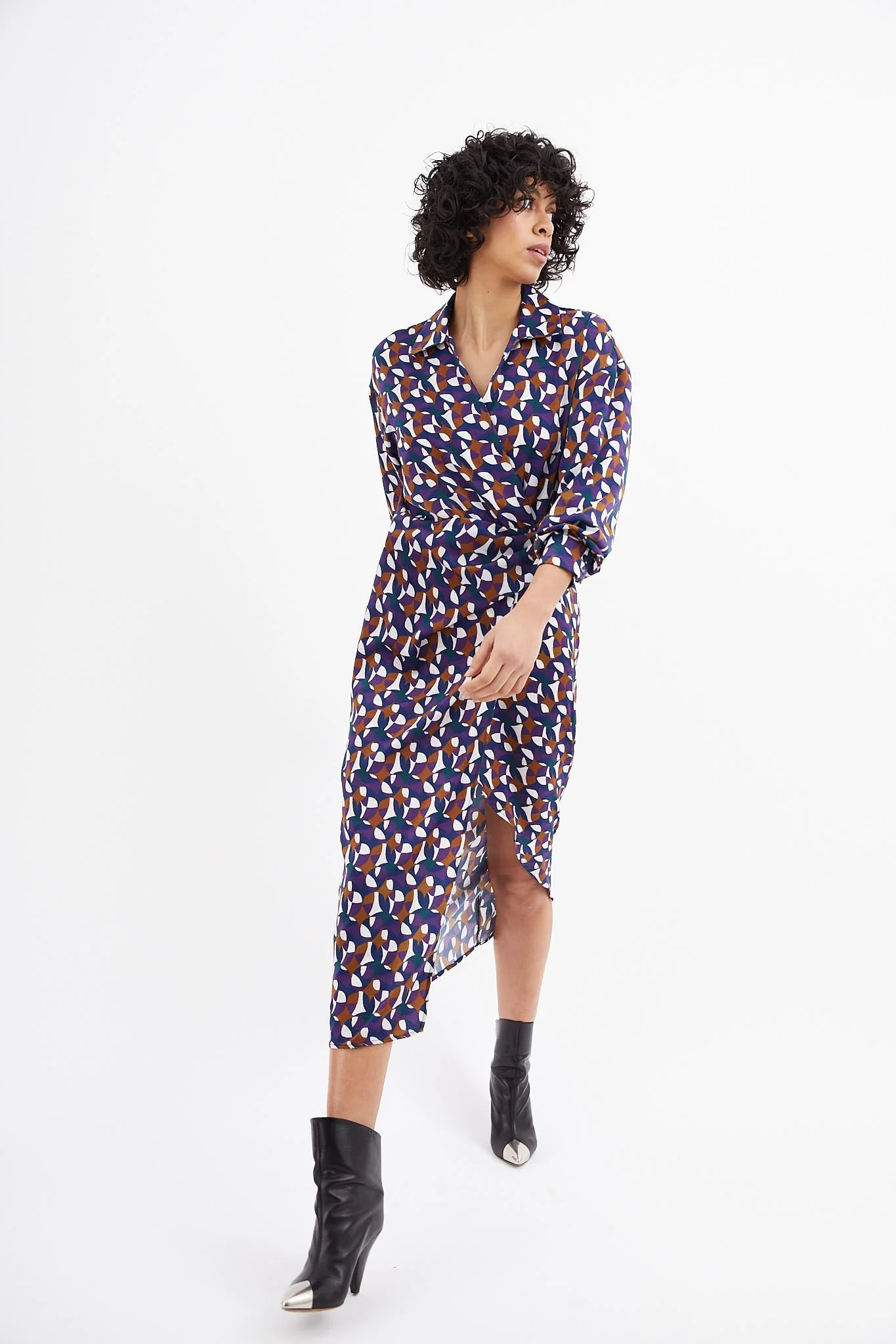 Robe Amanda Circo Morado - Image 2