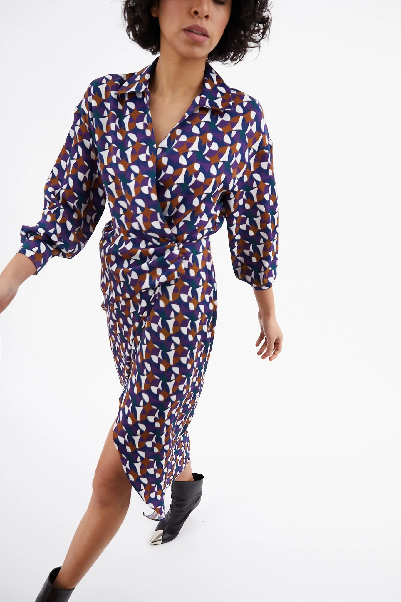 Robe Amanda Circo Morado - Image 4