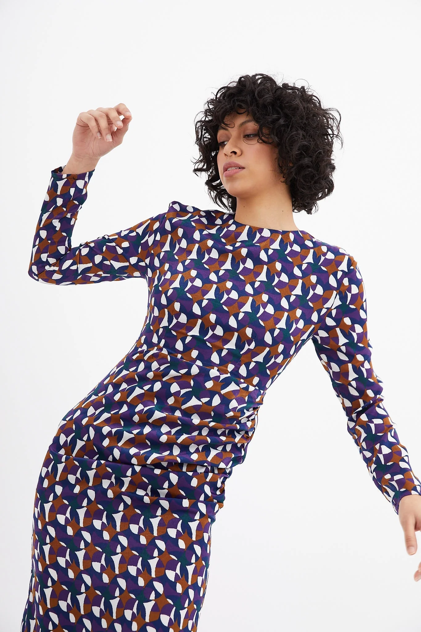 Robe Beky Midi Circo Morado - Image 2