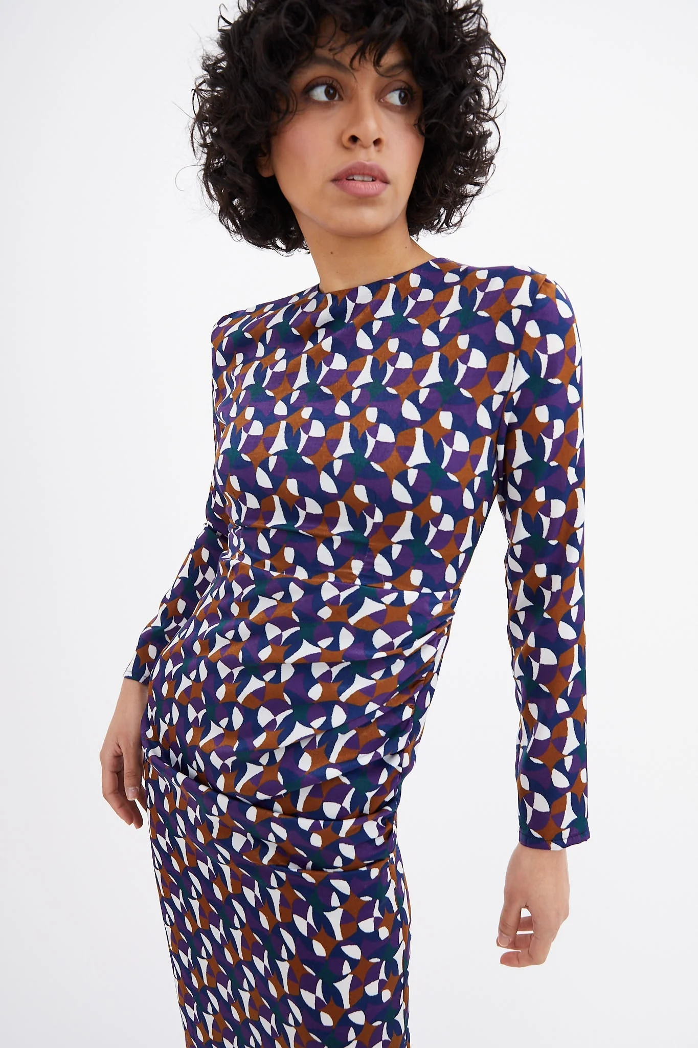 Robe Beky Midi Circo Morado - Image 3