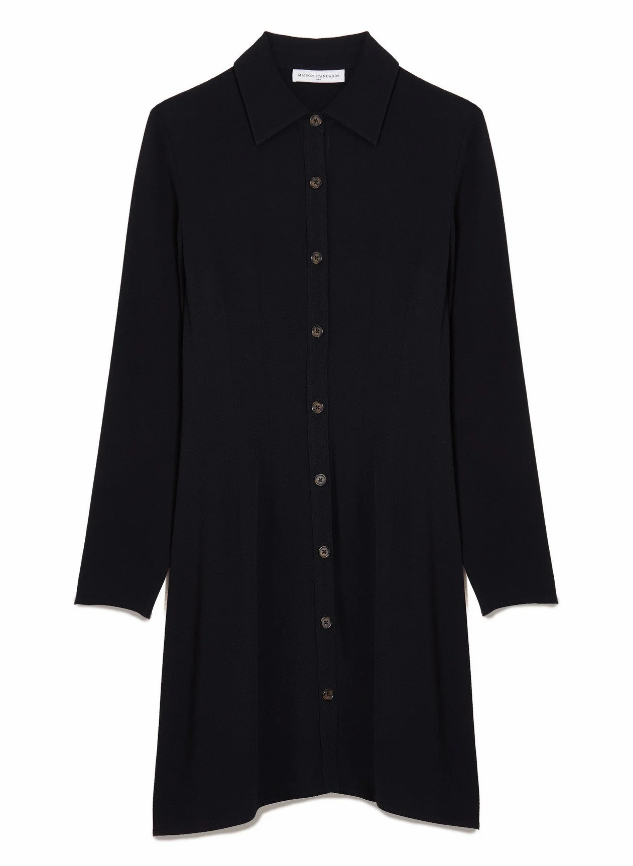 Maison Standards - Maison Standars - Robe Chemise Courte - Noir - Femme - Image 4