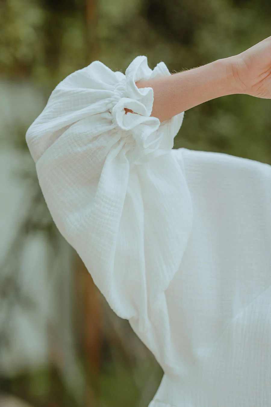 Robe Élisé Blanc Coton - Image 6