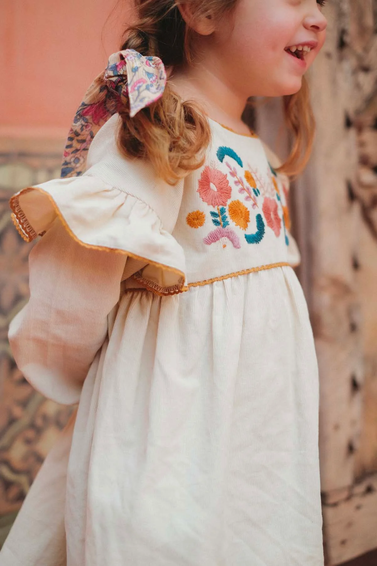 Robe Illia - Crème - Enfant - Image 3