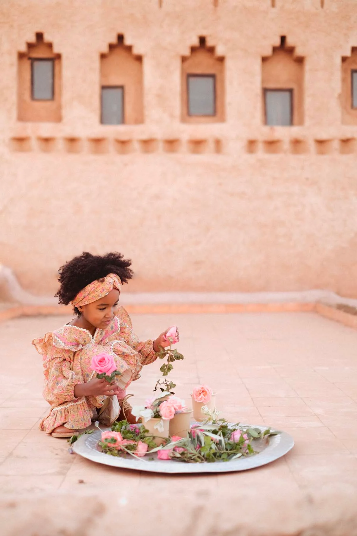 Robe Jilana - Champ De Fleurs De Safran - Enfant - Image 3