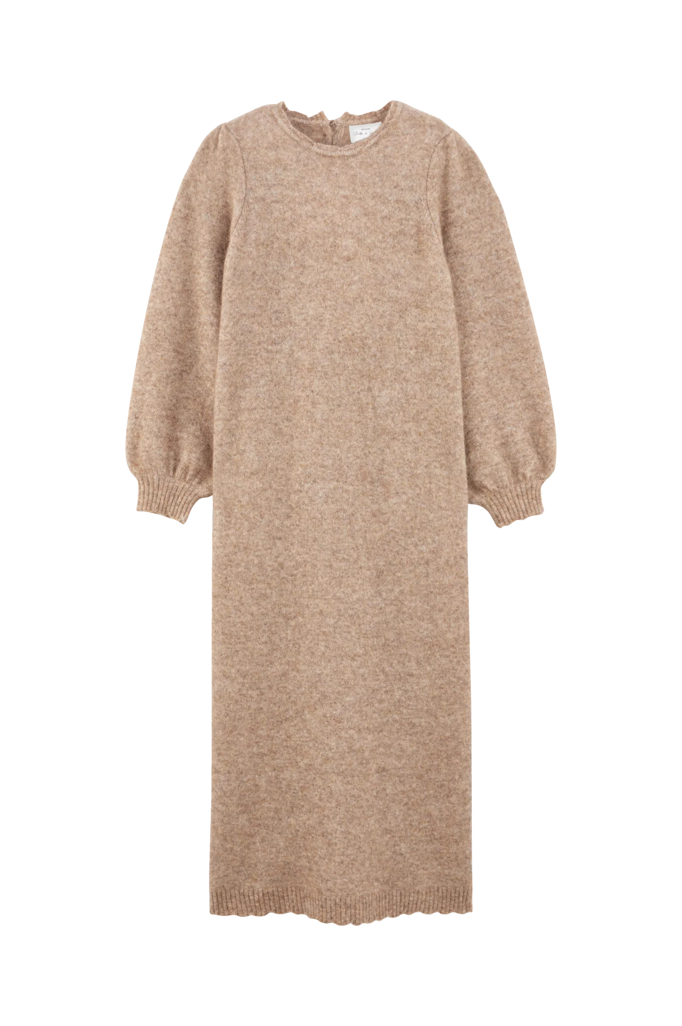 Robe Maille Noelle Camel - Image 8