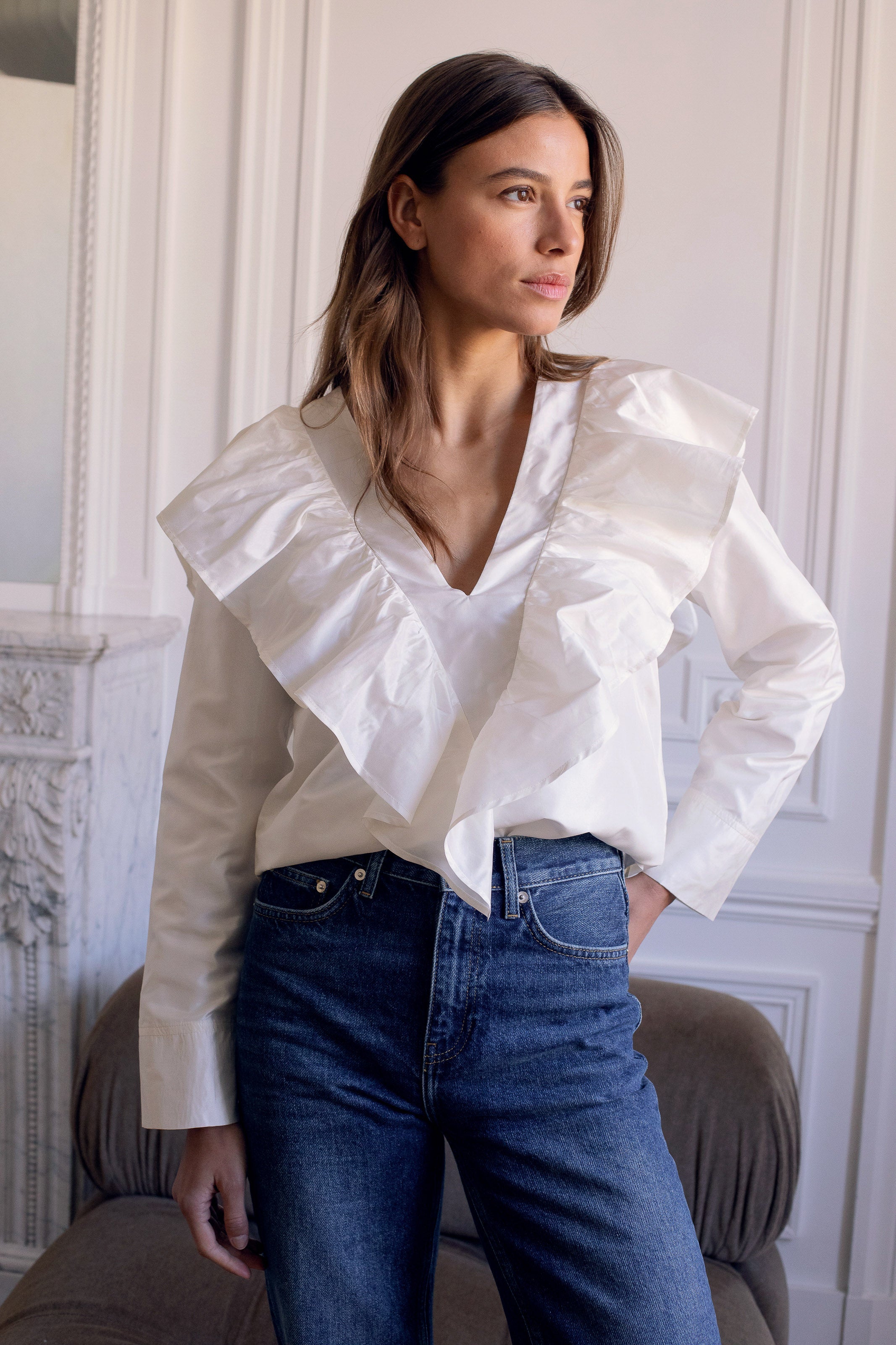 Blouse Le Cesaire - Blanc - Femme - Image 2