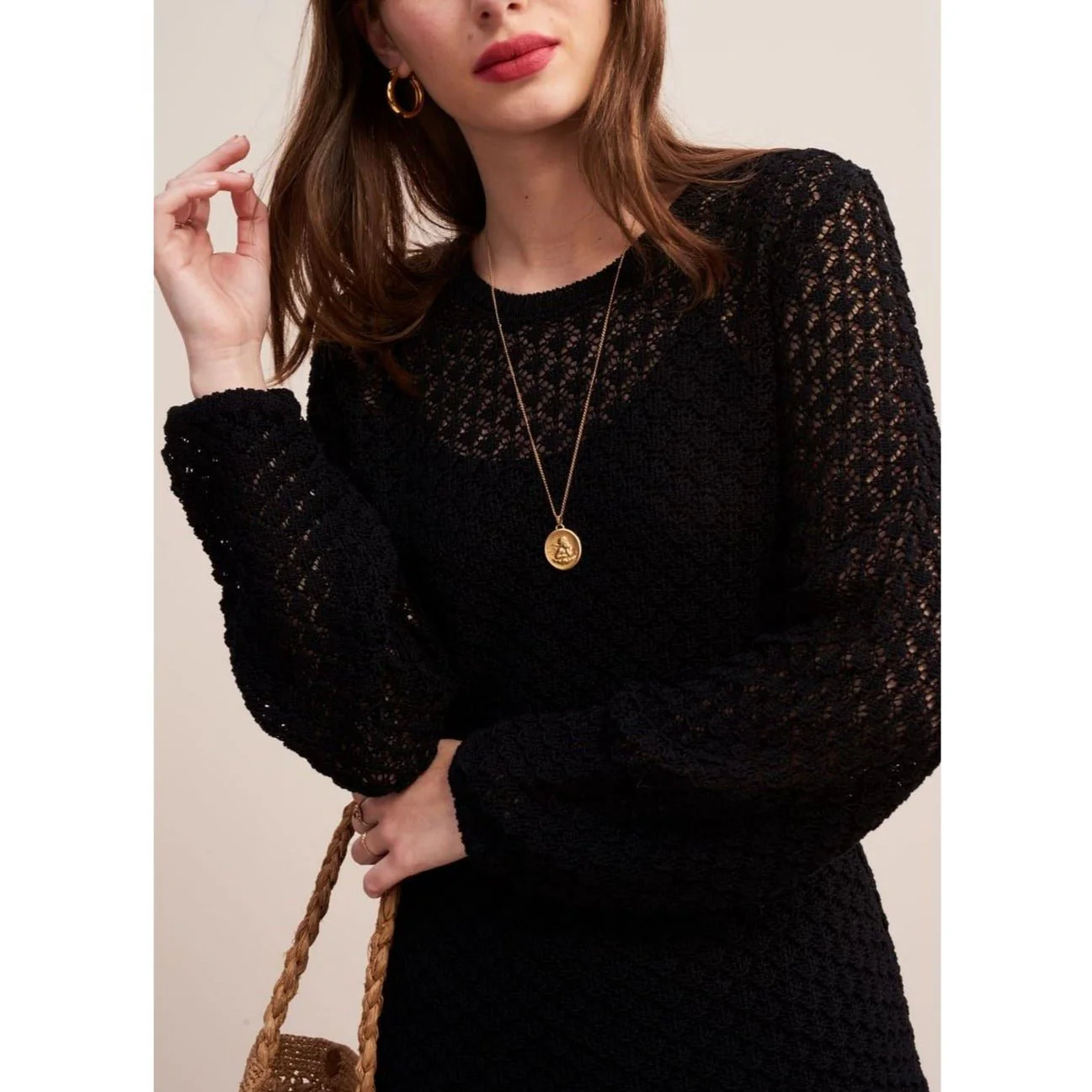 Robe Come - Noir - Image 2