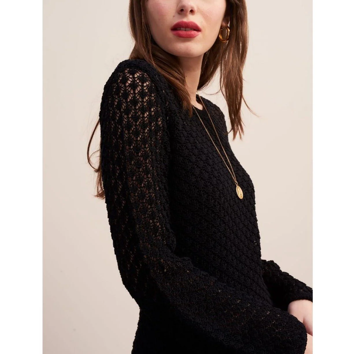 Robe Come - Noir - Image 3