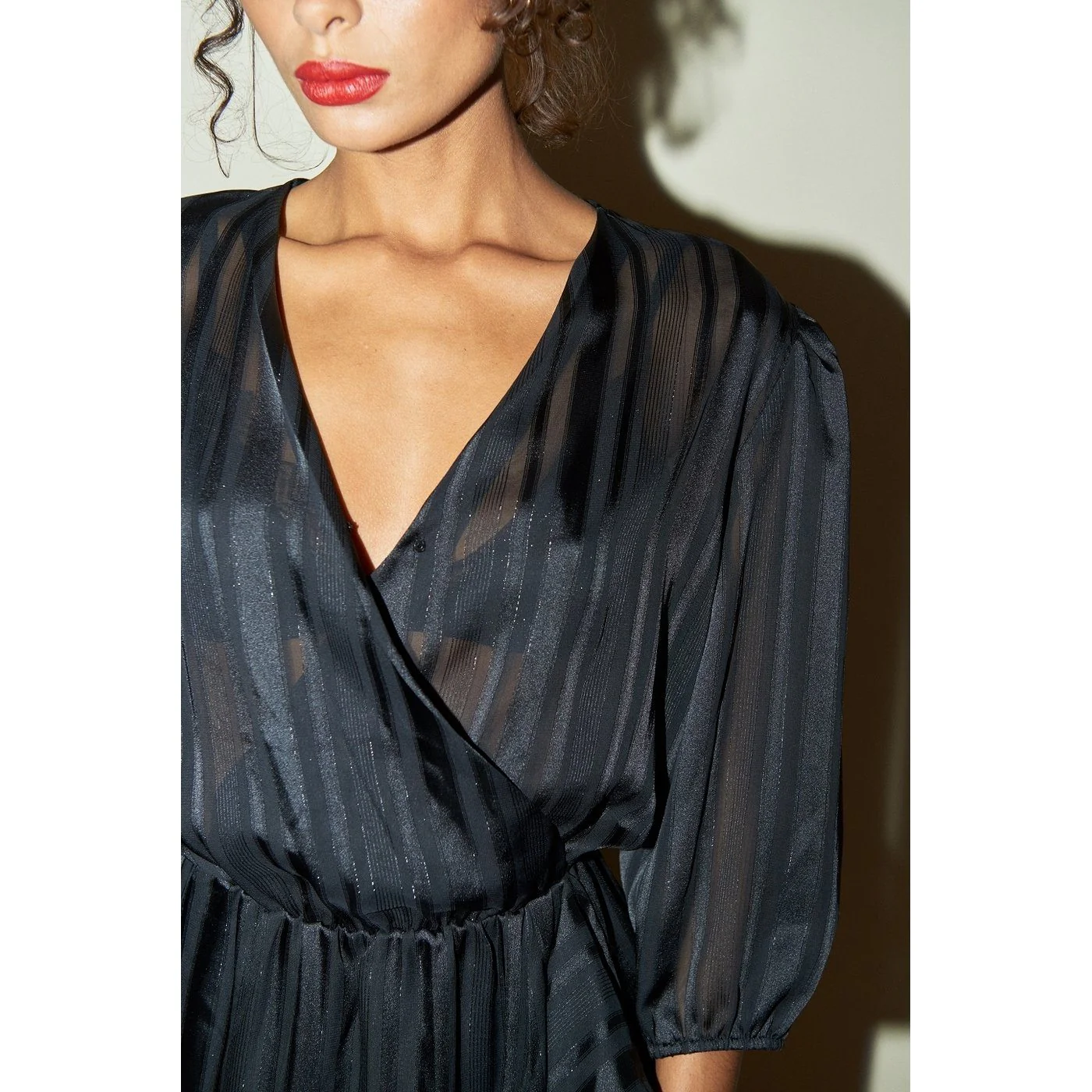 Robe Barbara - Lurex Noir - Image 2