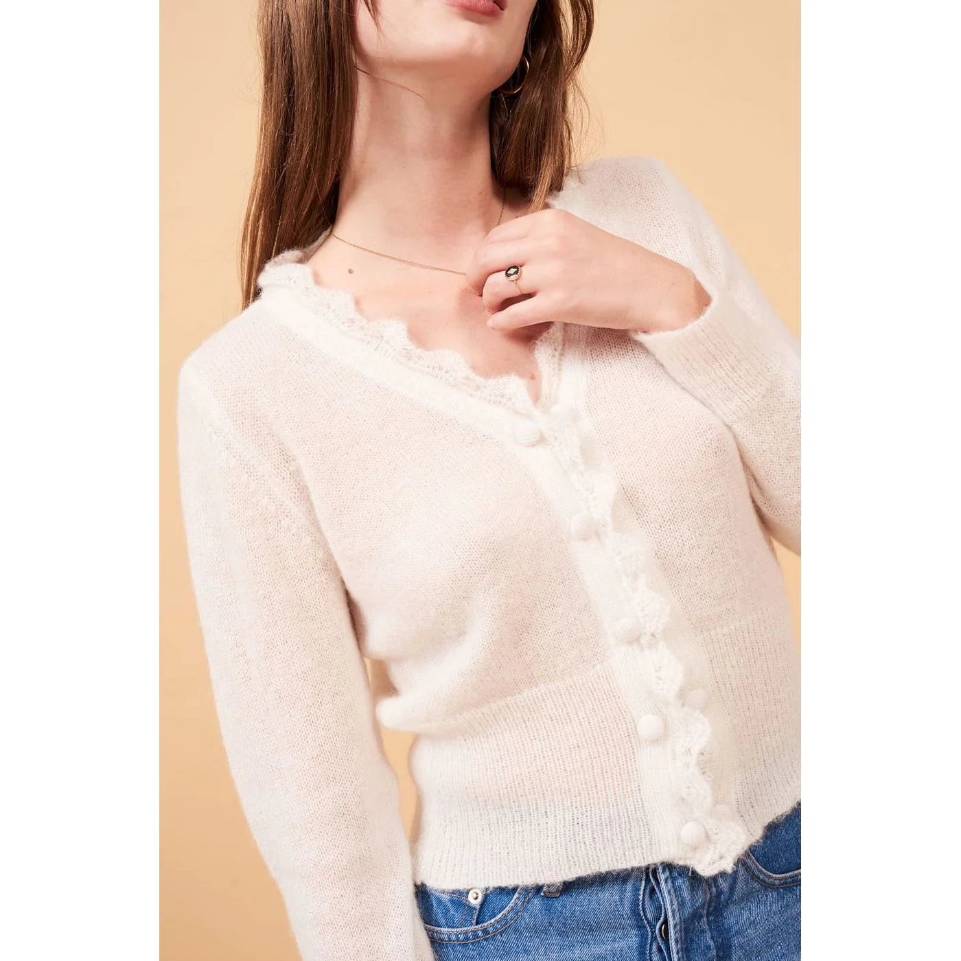 Cardigan Arthur - Ecru - Image 3