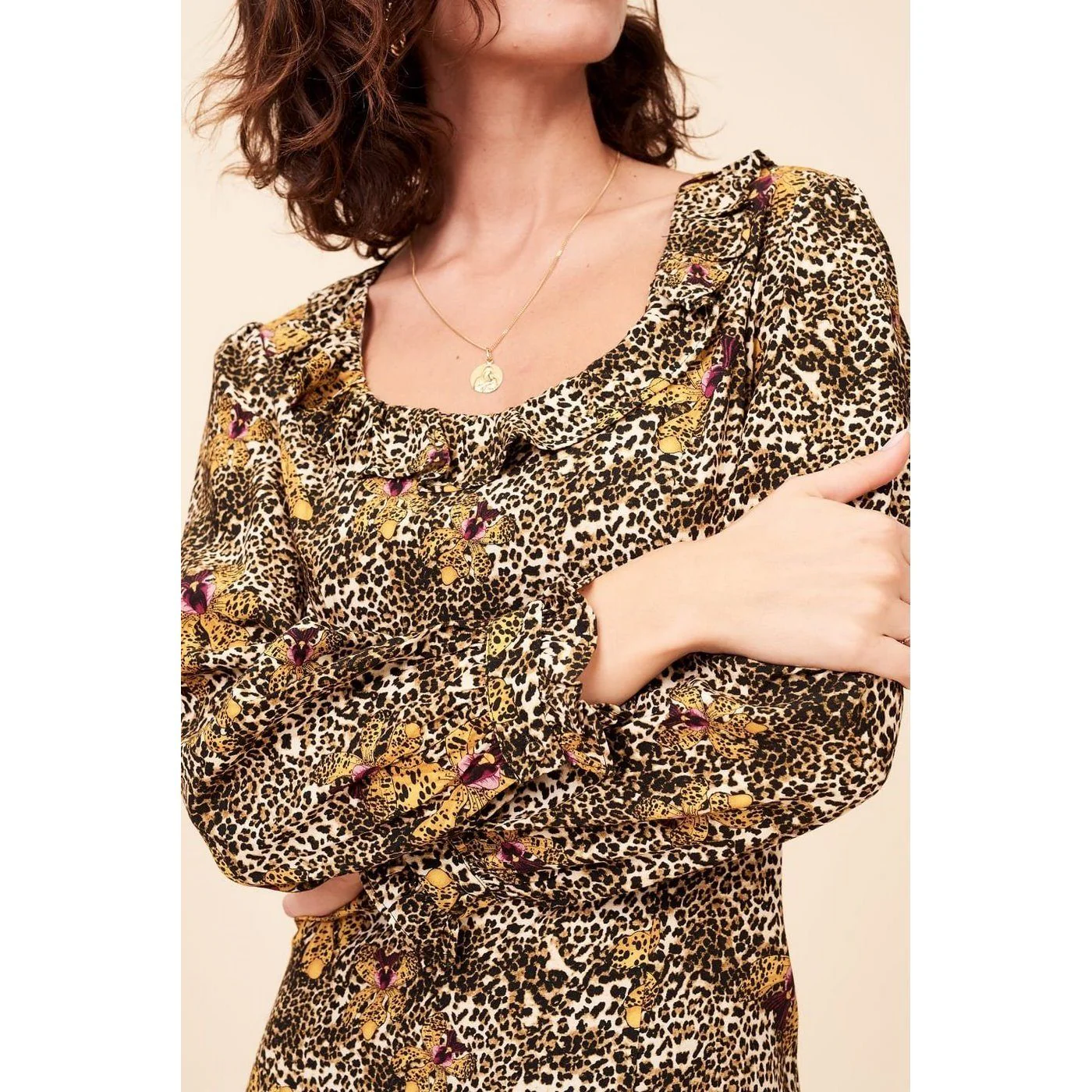 Robe Gaspard - Fauve Imprimé - Image 4