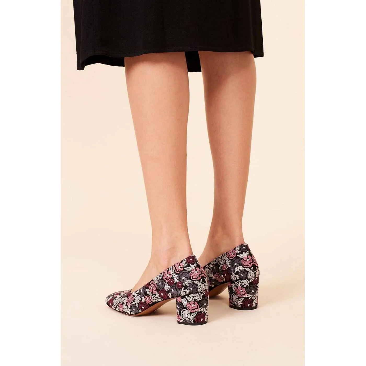 Ballerines Jane Brodées - Fleurs Floues - Image 3
