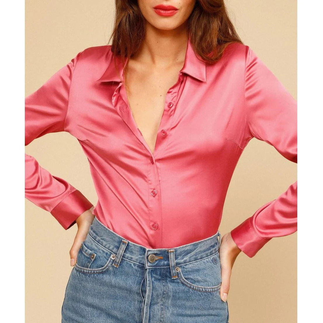 Chemise Gwen - Rose - Image 2