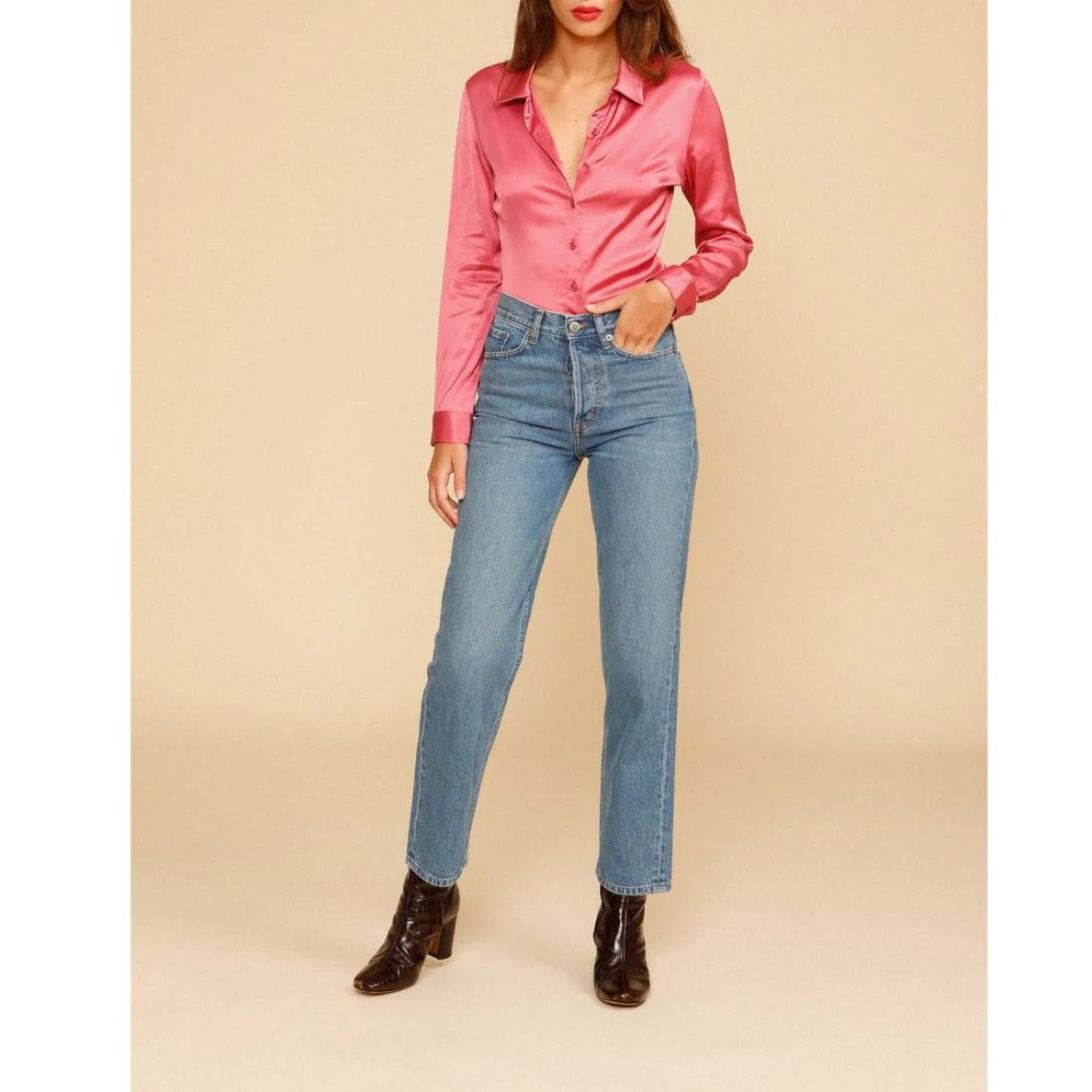 Chemise Gwen - Rose - Image 4