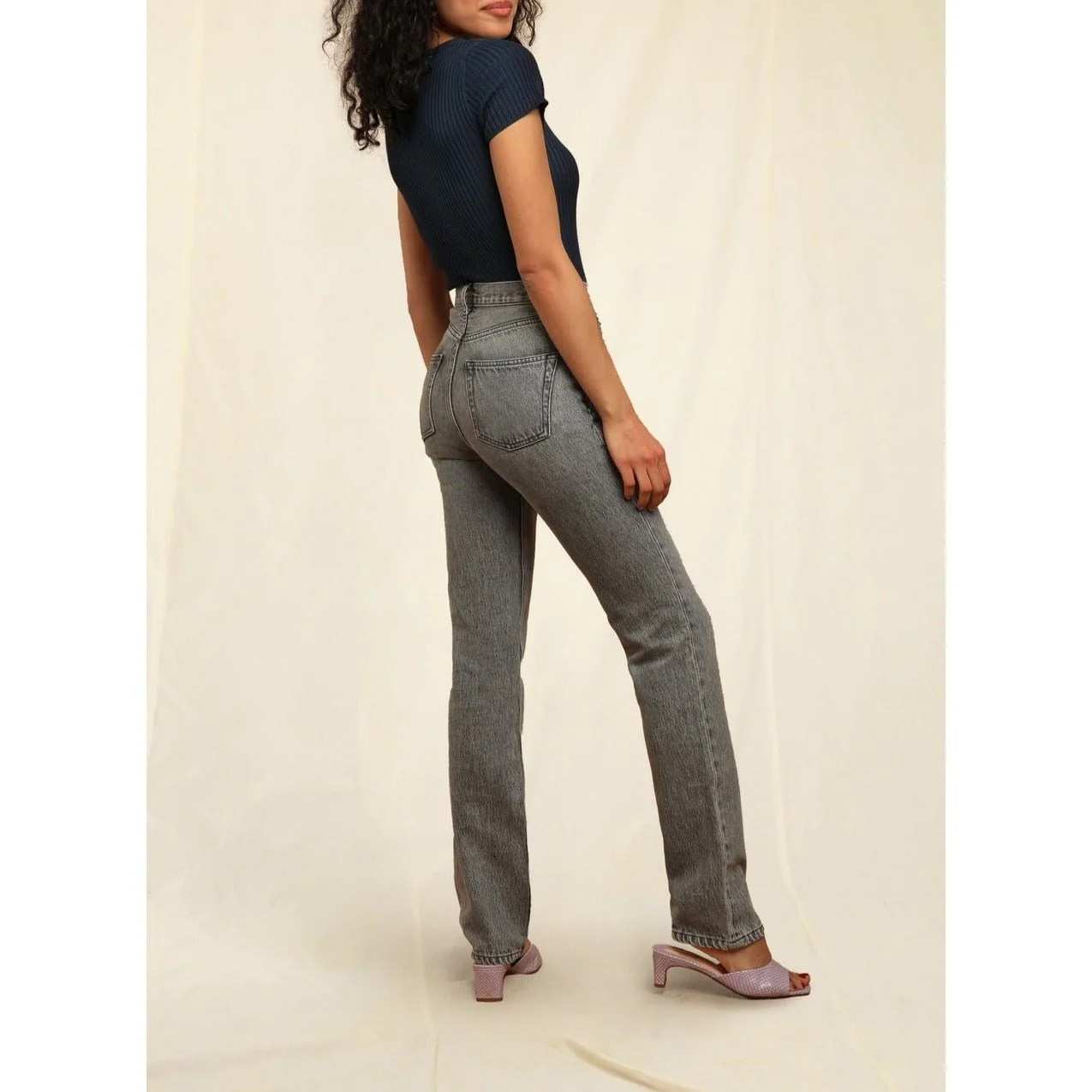 Jeans Montmartre - Uni Noir Vintage Wash - Image 2