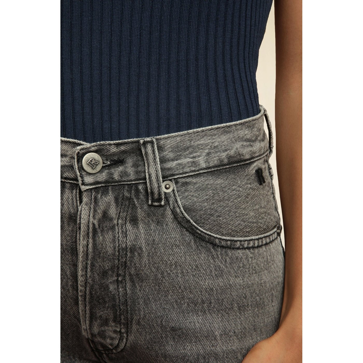 Jeans Montmartre - Uni Noir Vintage Wash - Image 5