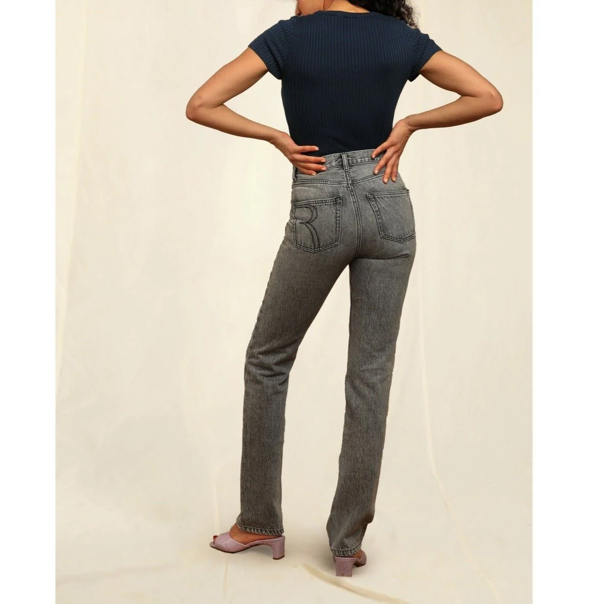 Jeans Montmartre - Uni Noir Vintage Wash - Image 6