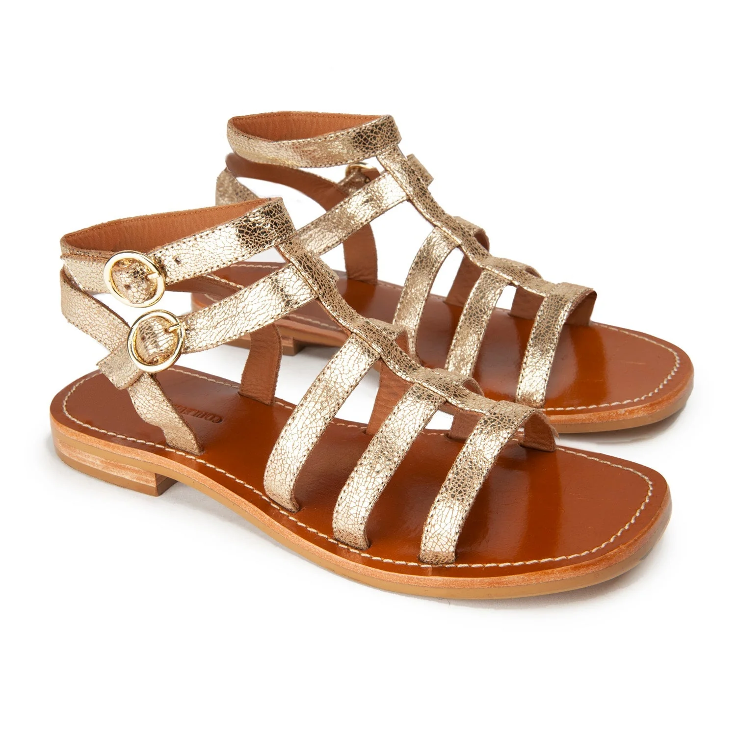 Sandales Khasi - Doré - Image 3
