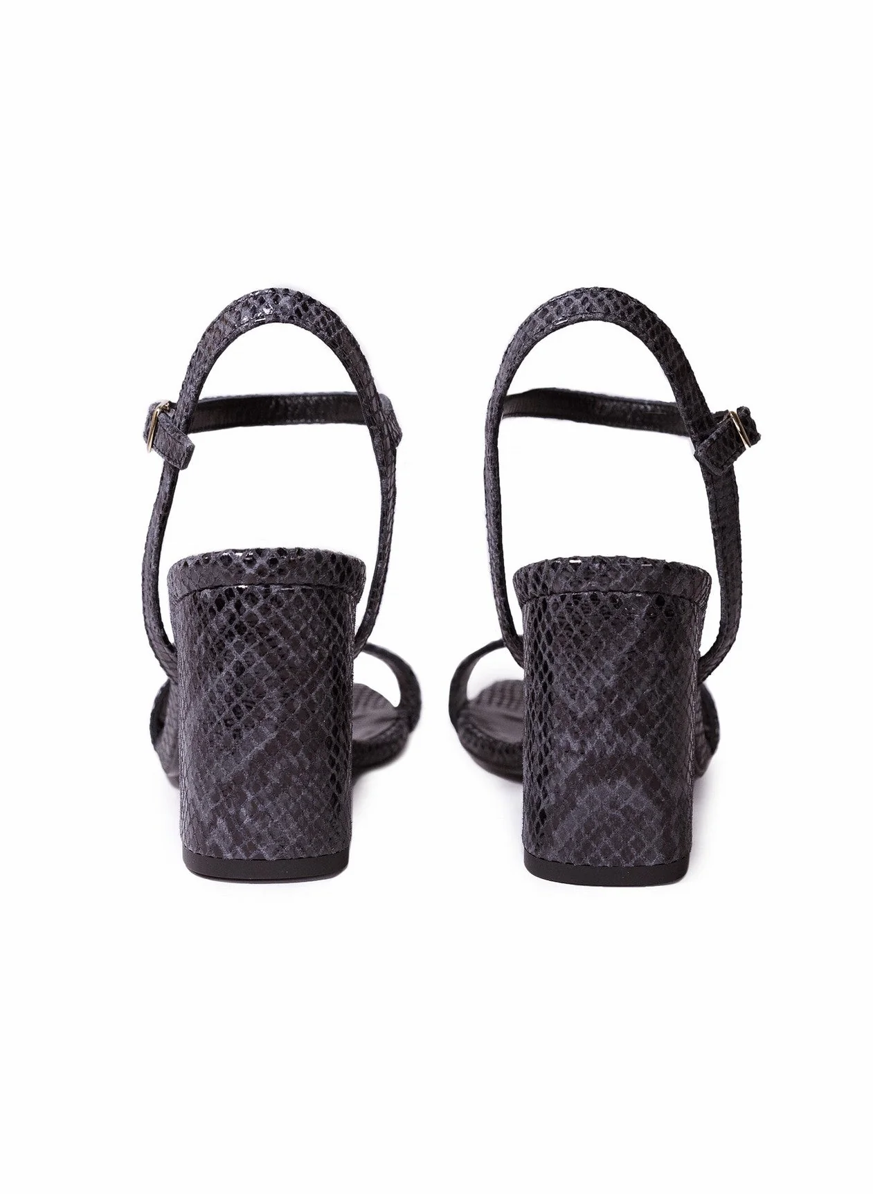 Sandales Serpent - Noir - Femme - Image 3